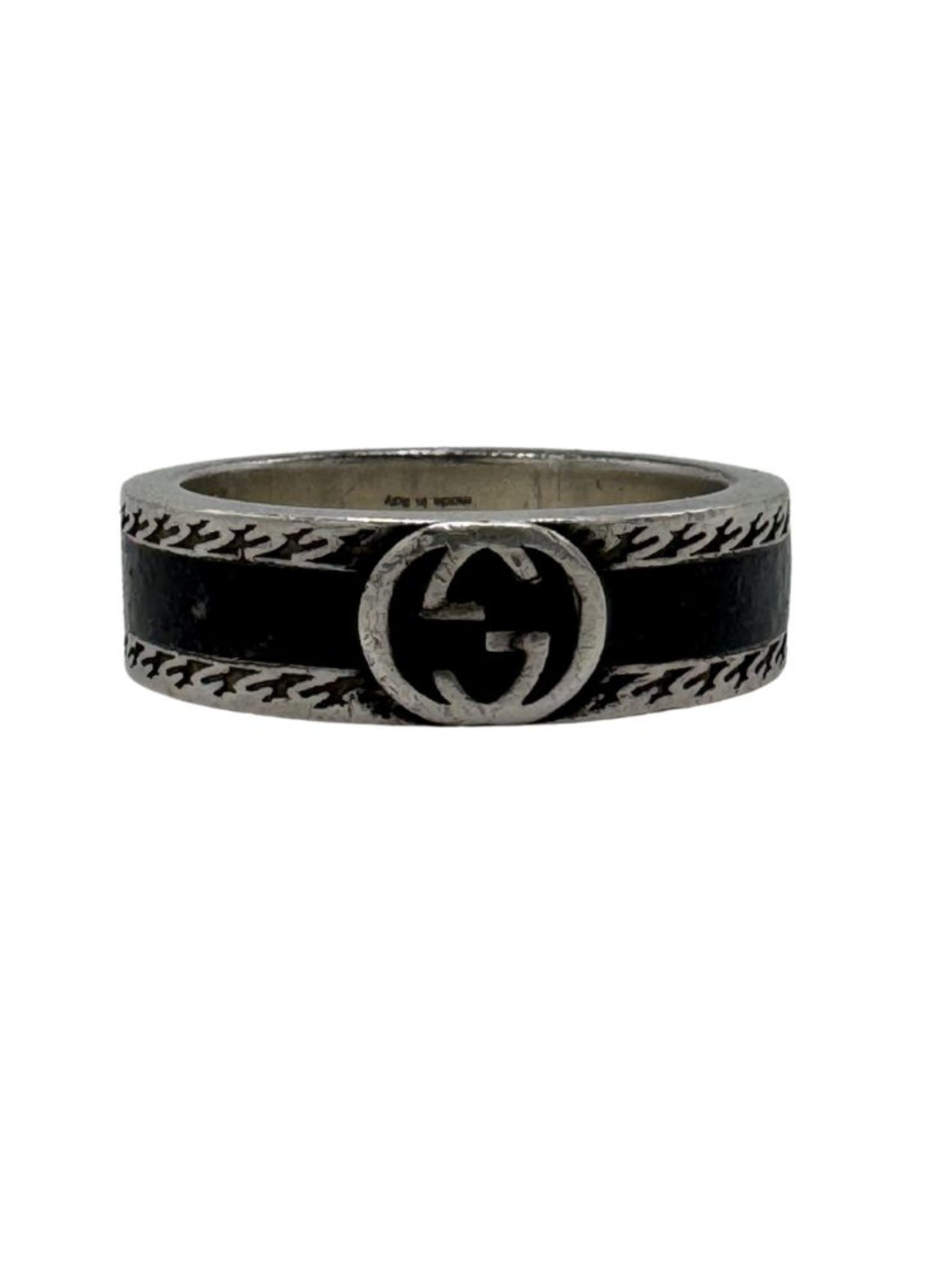 Gucci Interlocking Ring - 925 Sterling Silver Gucci