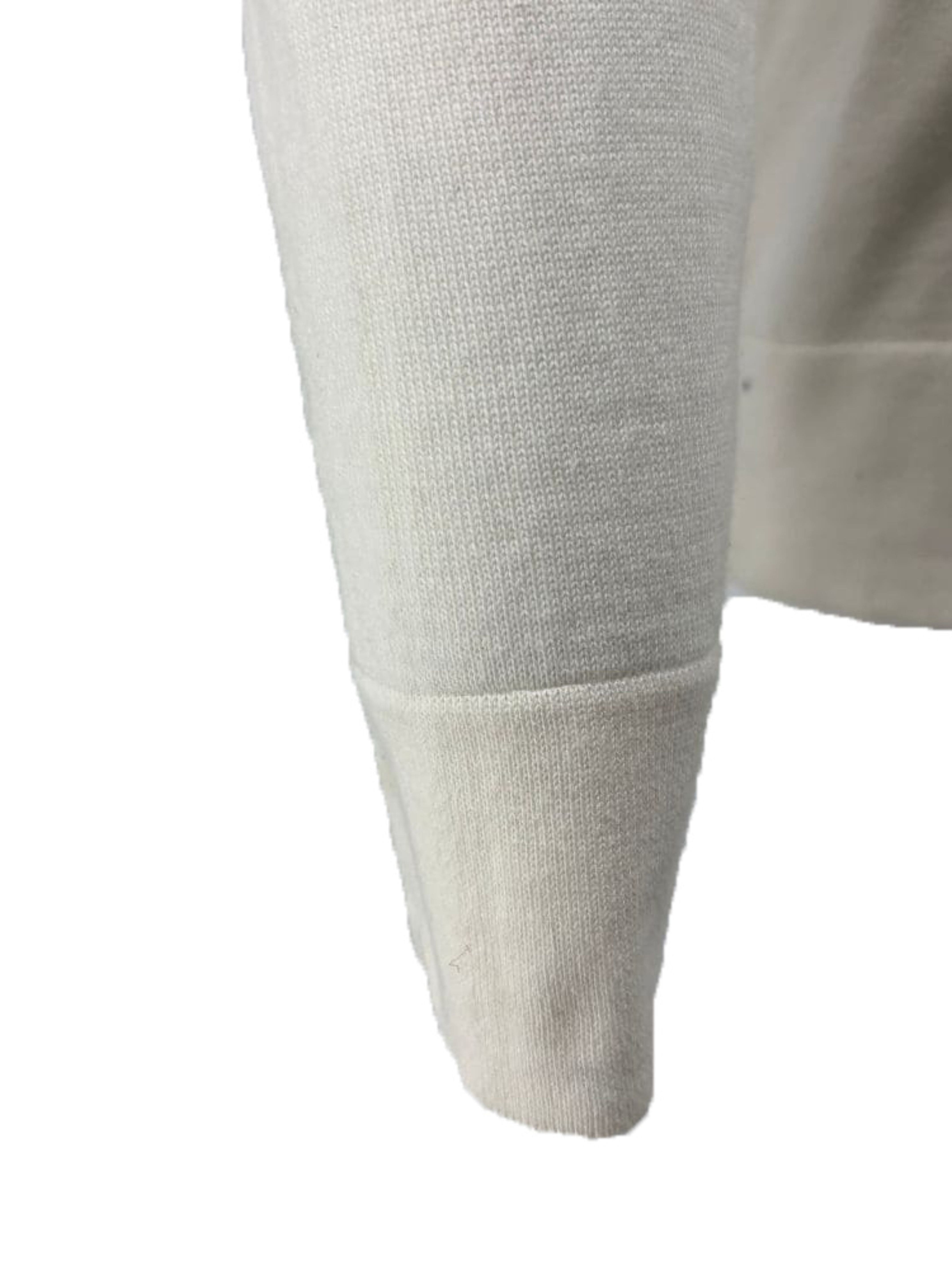 Stone Island Raw Hand Cotton Knitted Cardigan - White Stone Island
