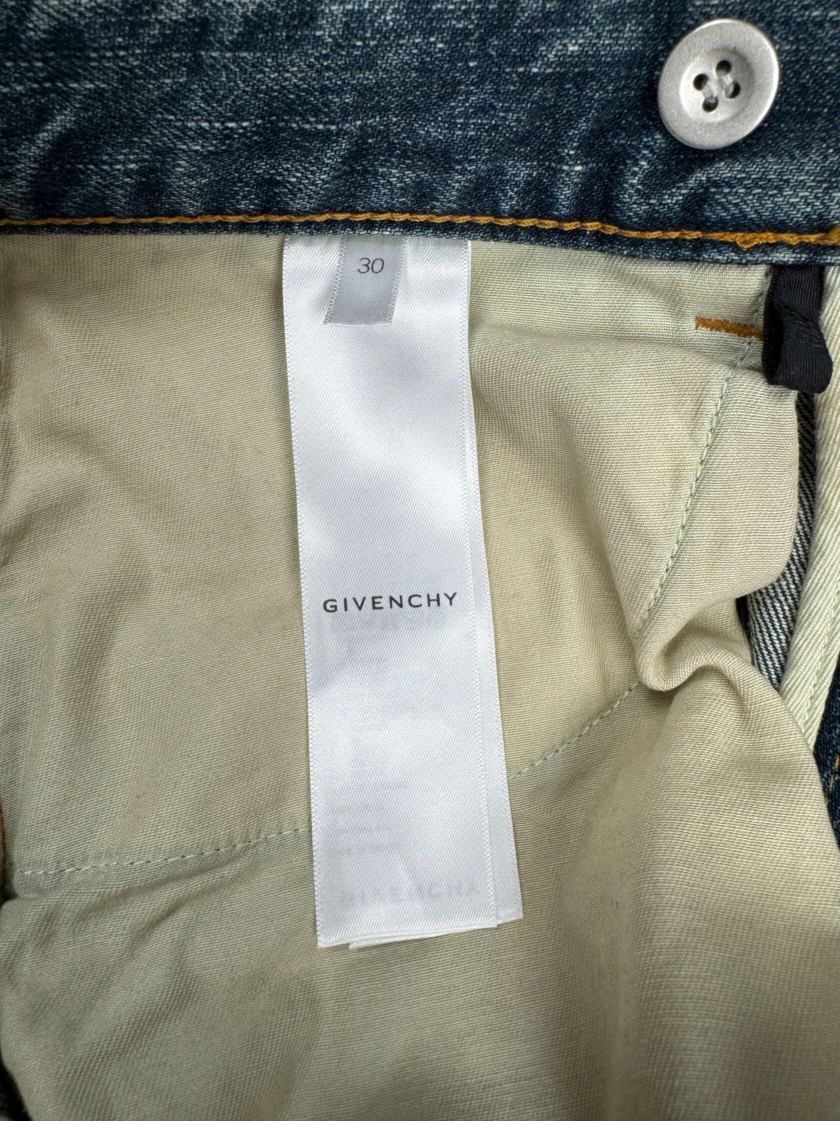 Givenchy Straight Legged Jeans - Washed Denim (Unused) Givenchy