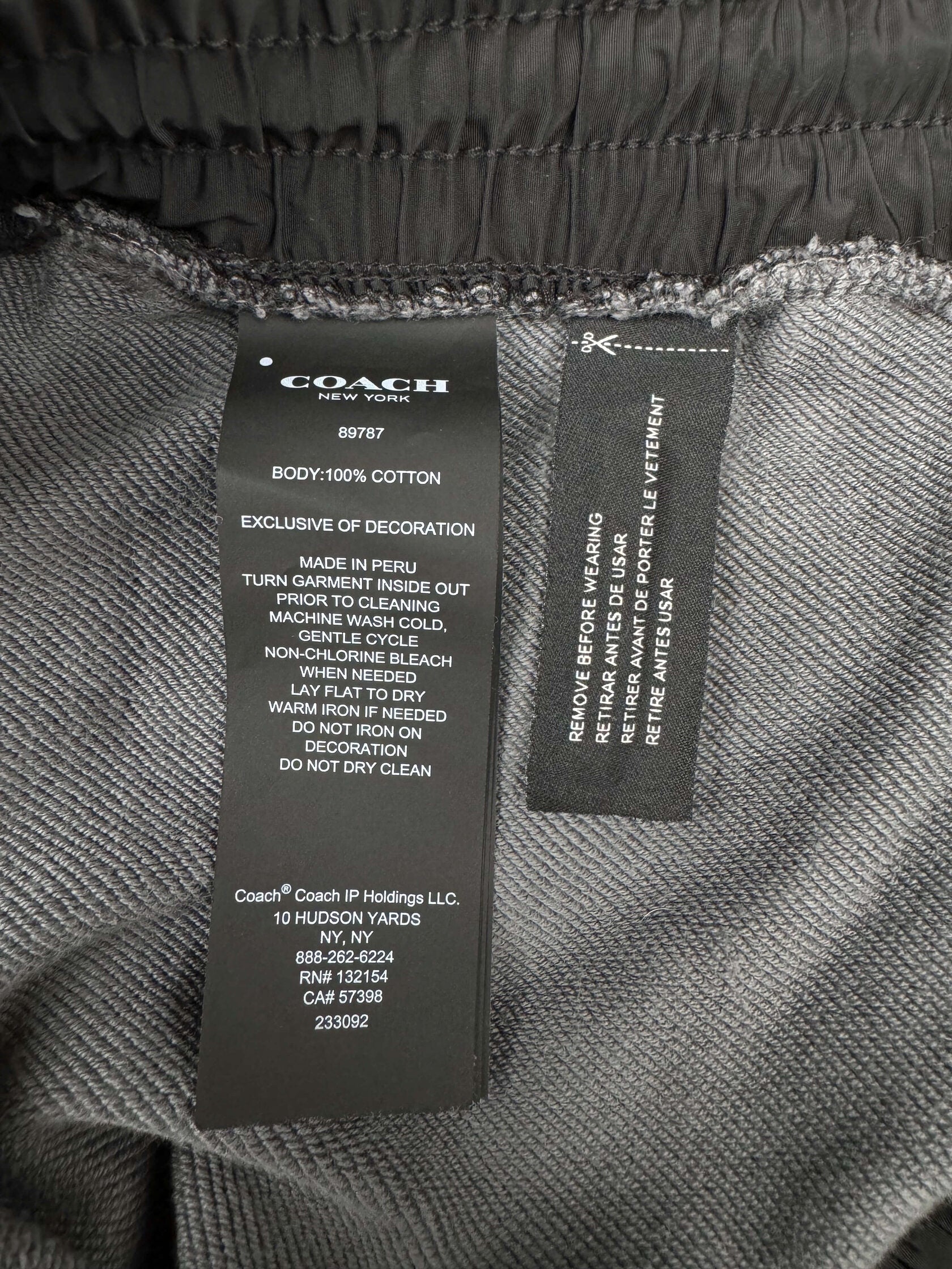 Coach CC Signature Joggers - Black Coach