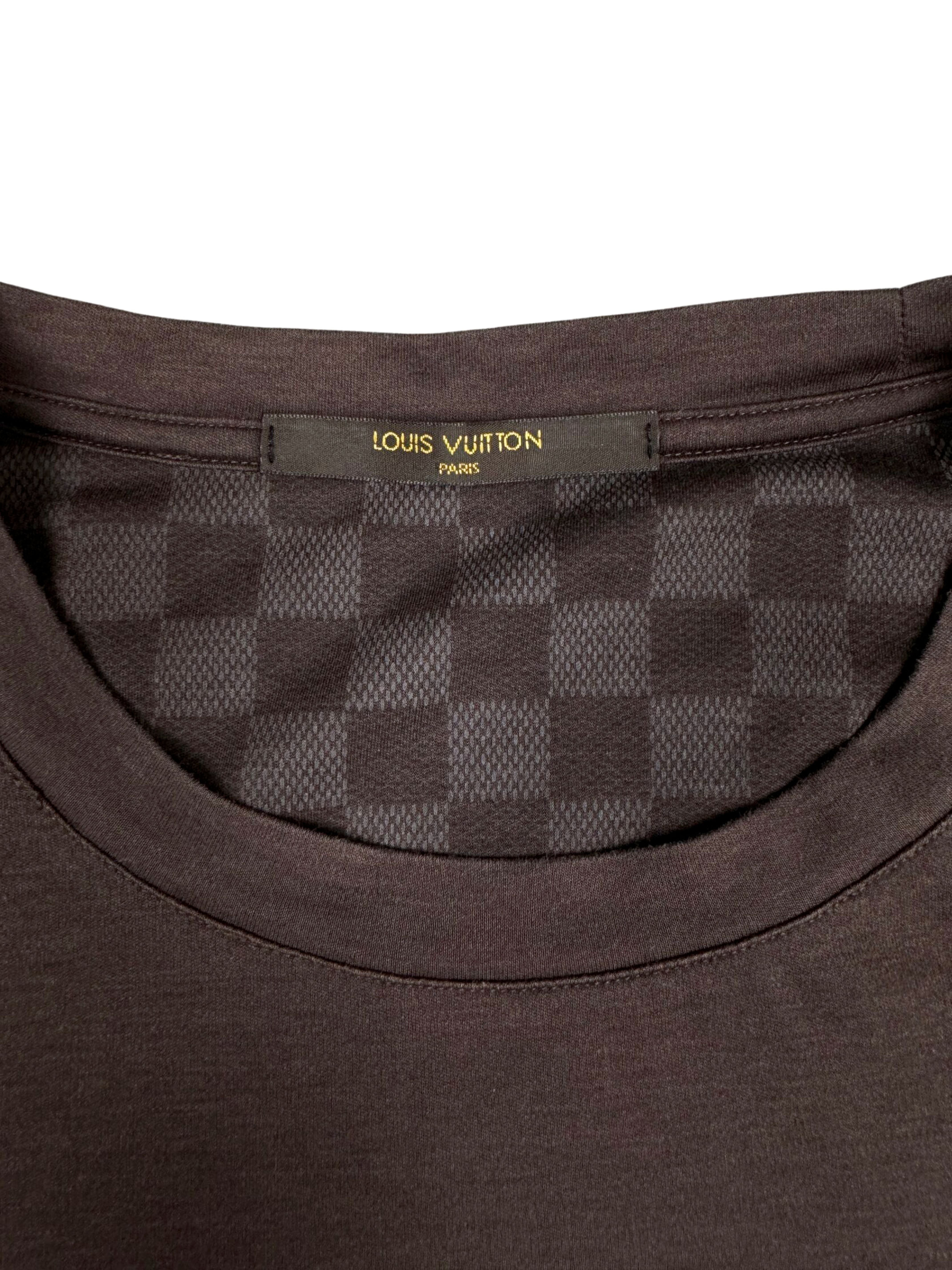 Louis Vuitton Damier Long Sleeved T-Shirt - Brown