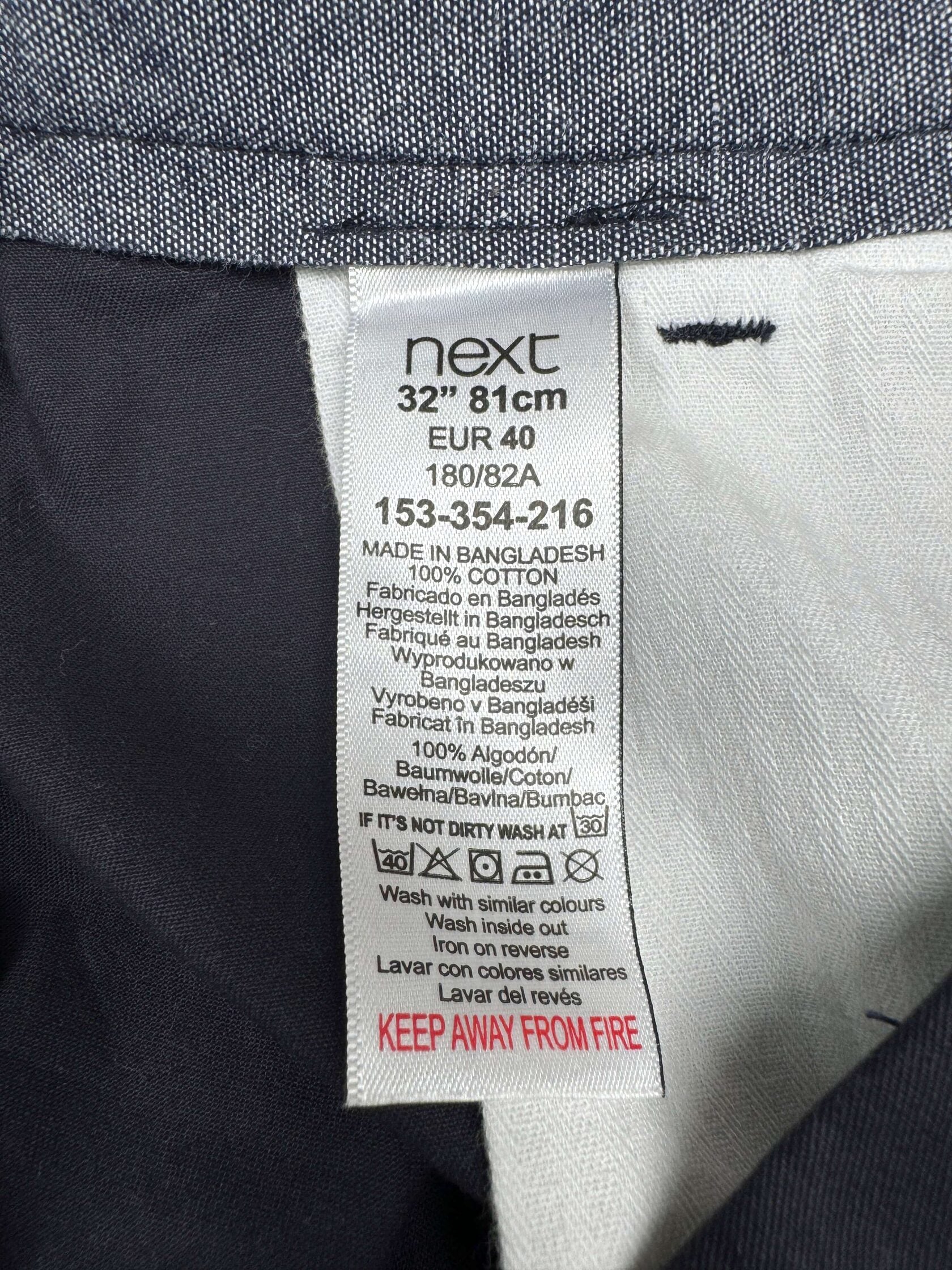 Next Tailored Shorts - Navy (Unused) Next