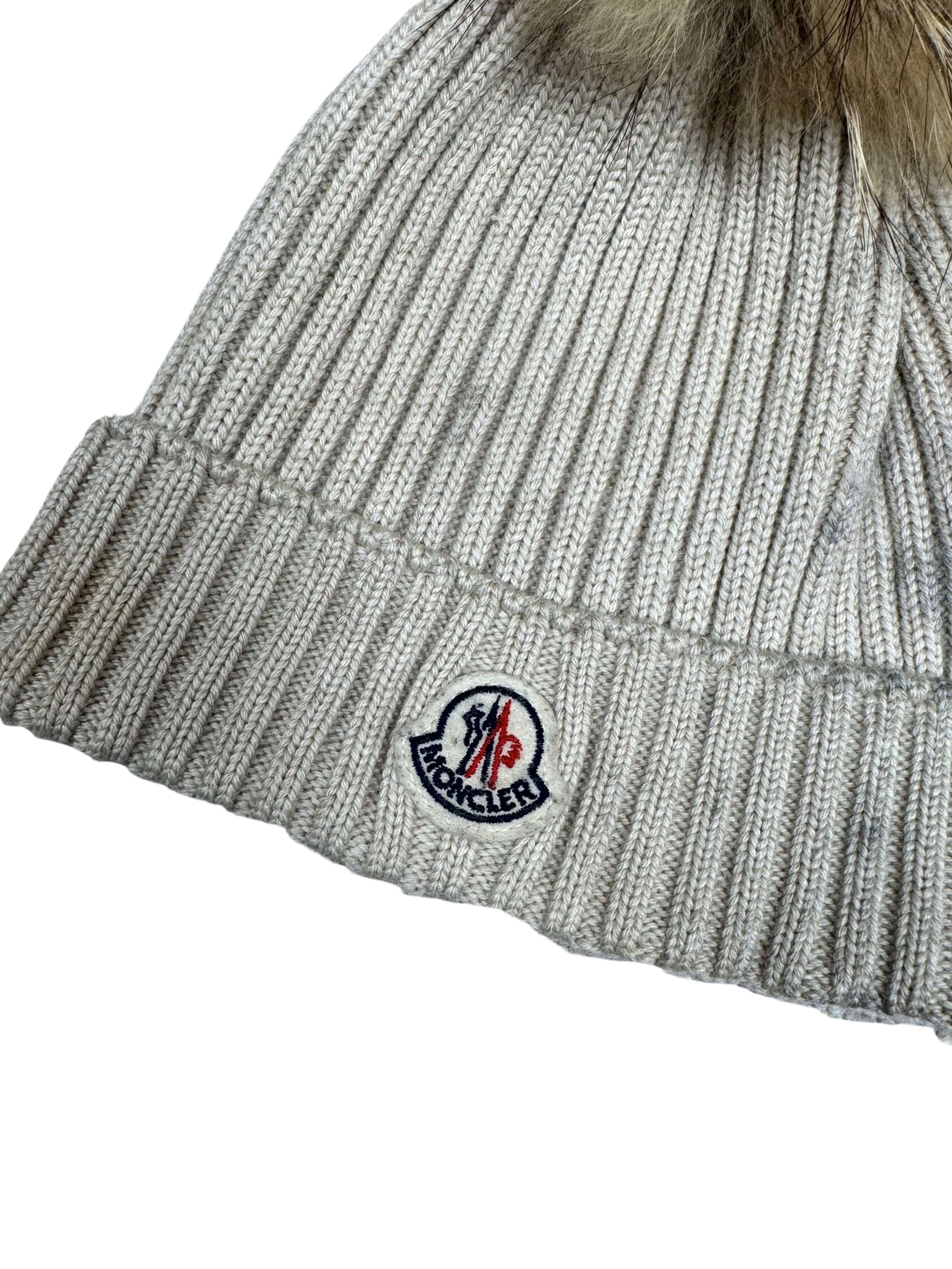 KIDS - Moncler Wool Pom Pom Beanie