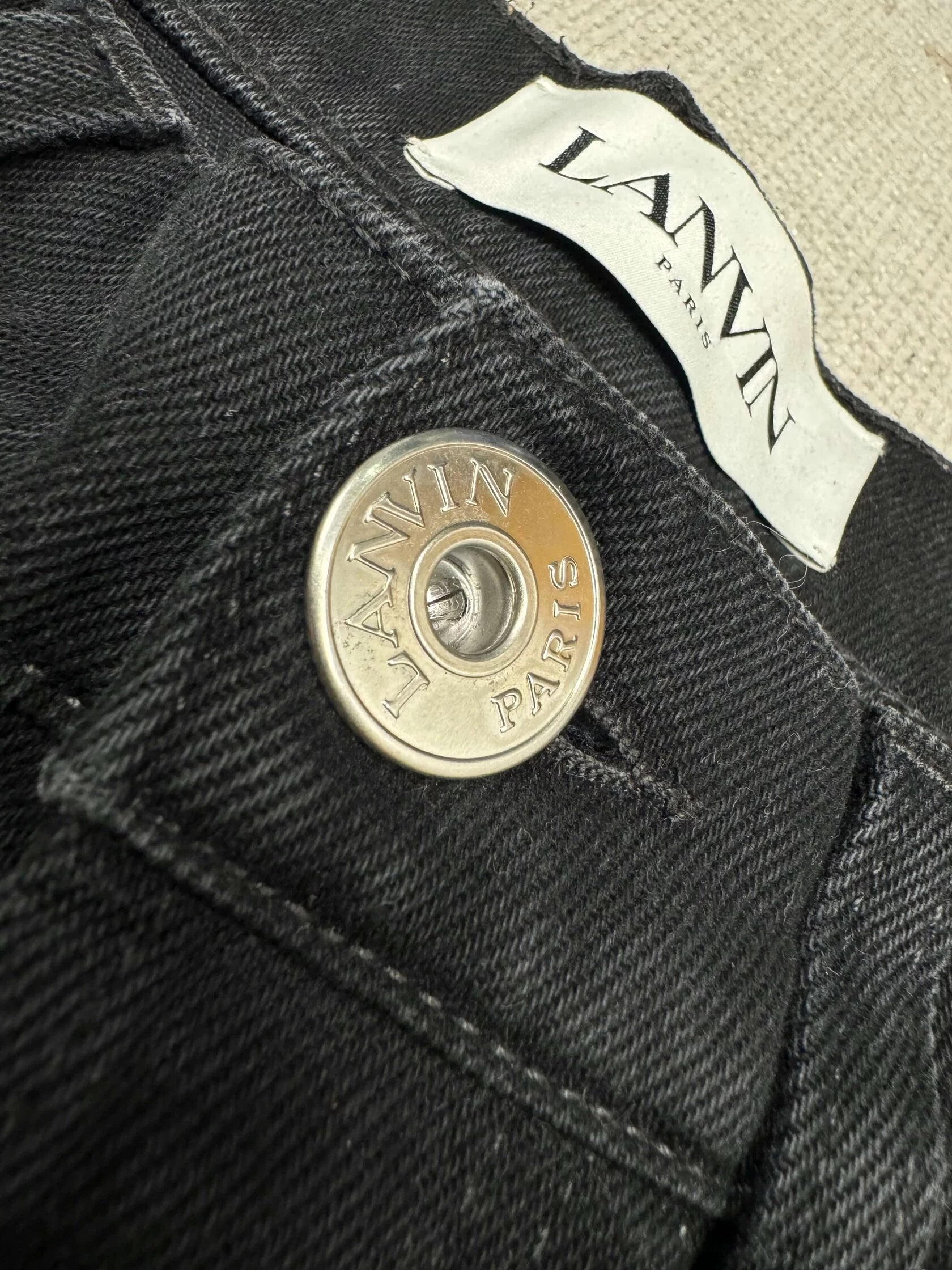 Lanvin x Gallery Dept Flared Jeans - Black Denim Gallery Dept