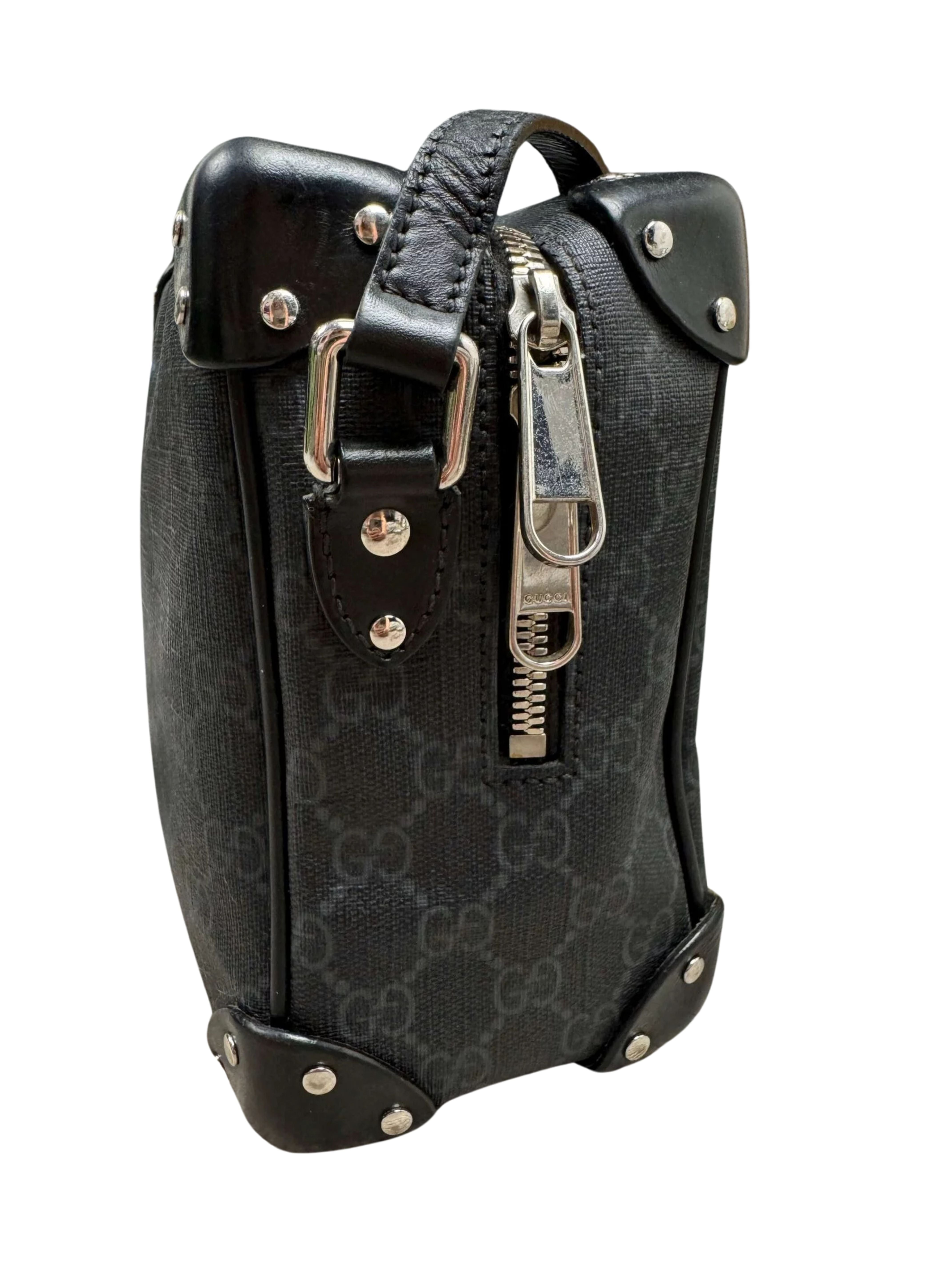 Gucci GG Supreme Soft Trunk Bag - Black
