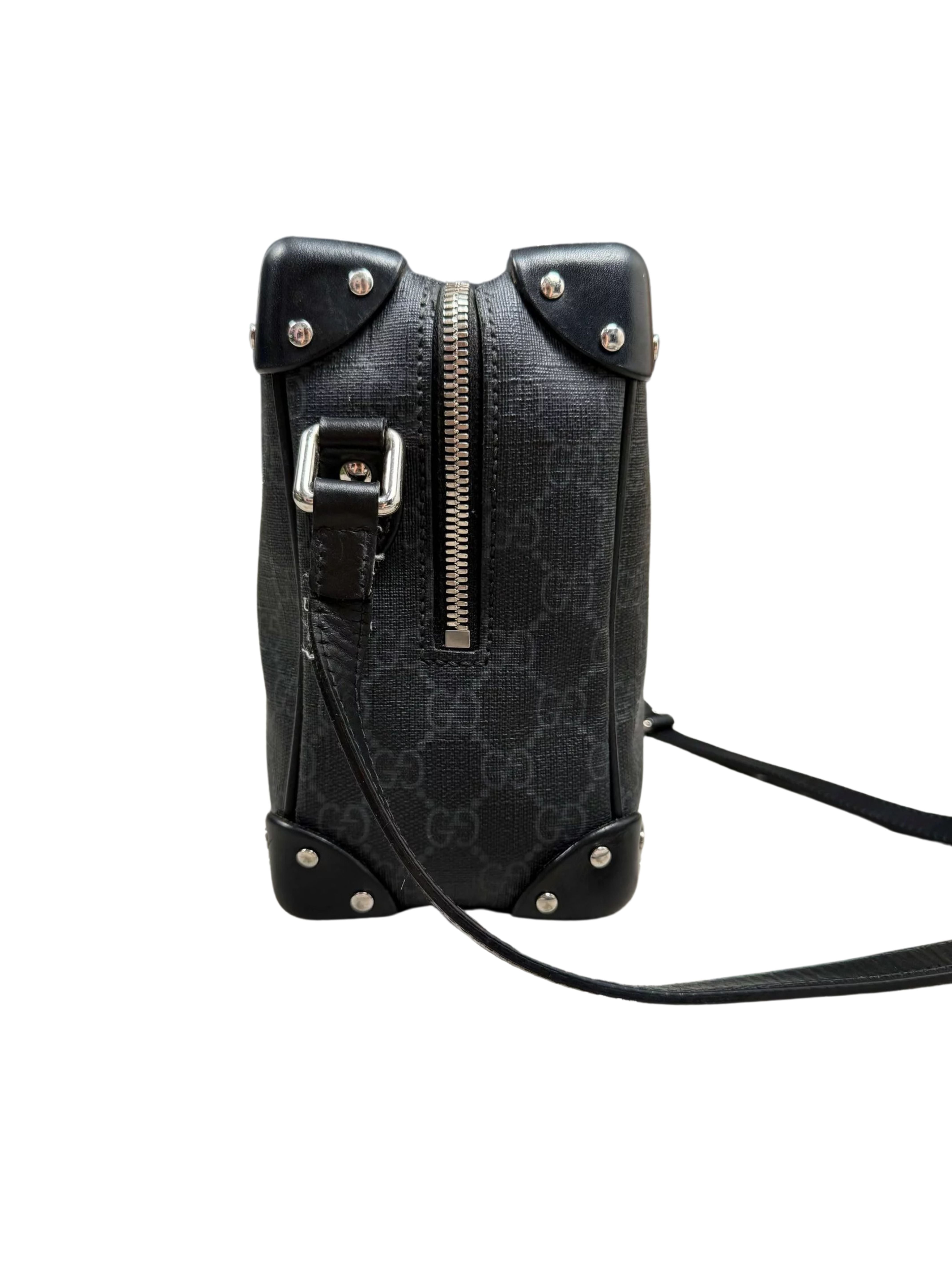 Gucci GG Supreme Soft Trunk Bag - Black