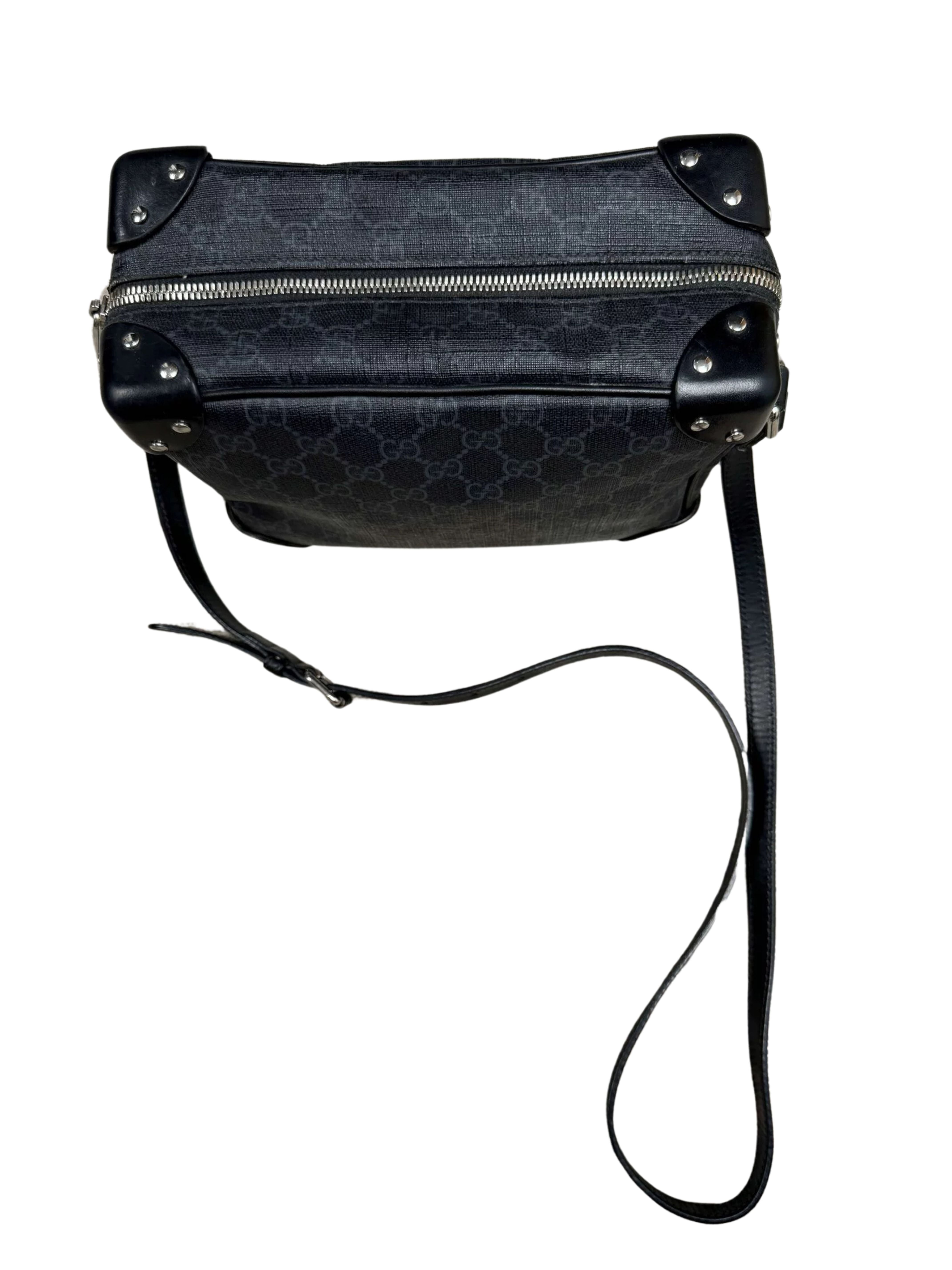 Gucci GG Supreme Soft Trunk Bag - Black