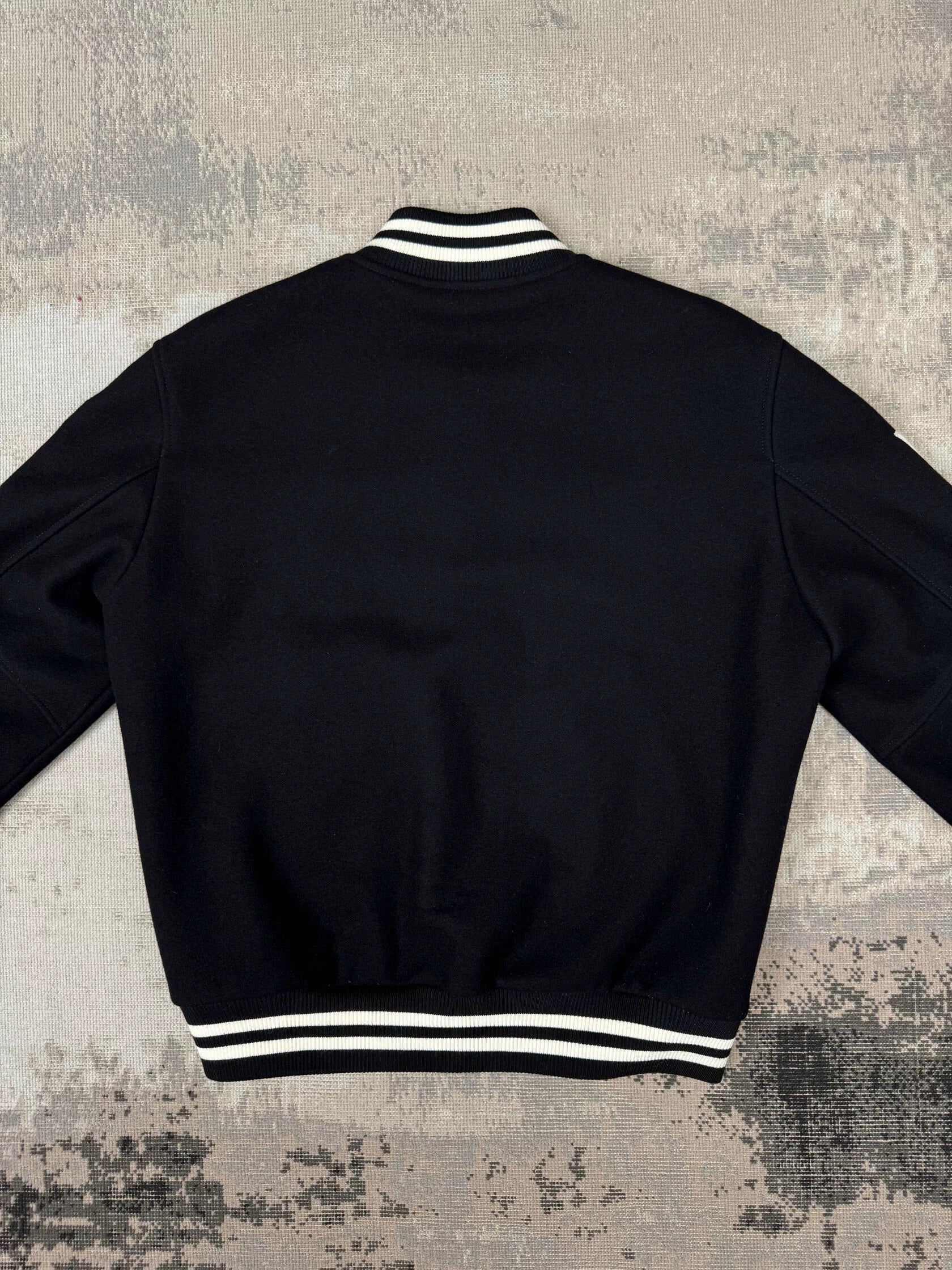 Off-White x Virgil Abloh Varsity Bomber Jacket - Black Off-White