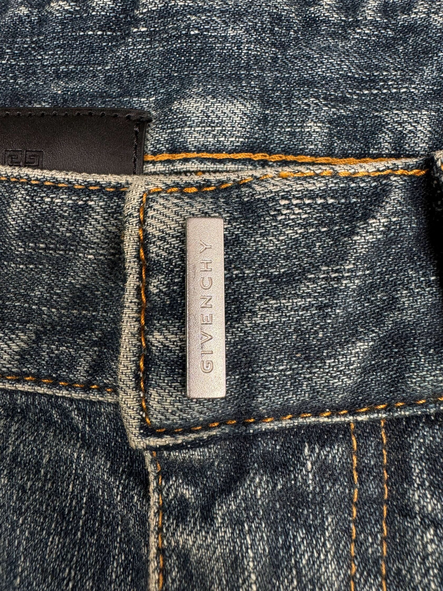 Givenchy Straight Legged Jeans - Washed Denim (Unused) Givenchy