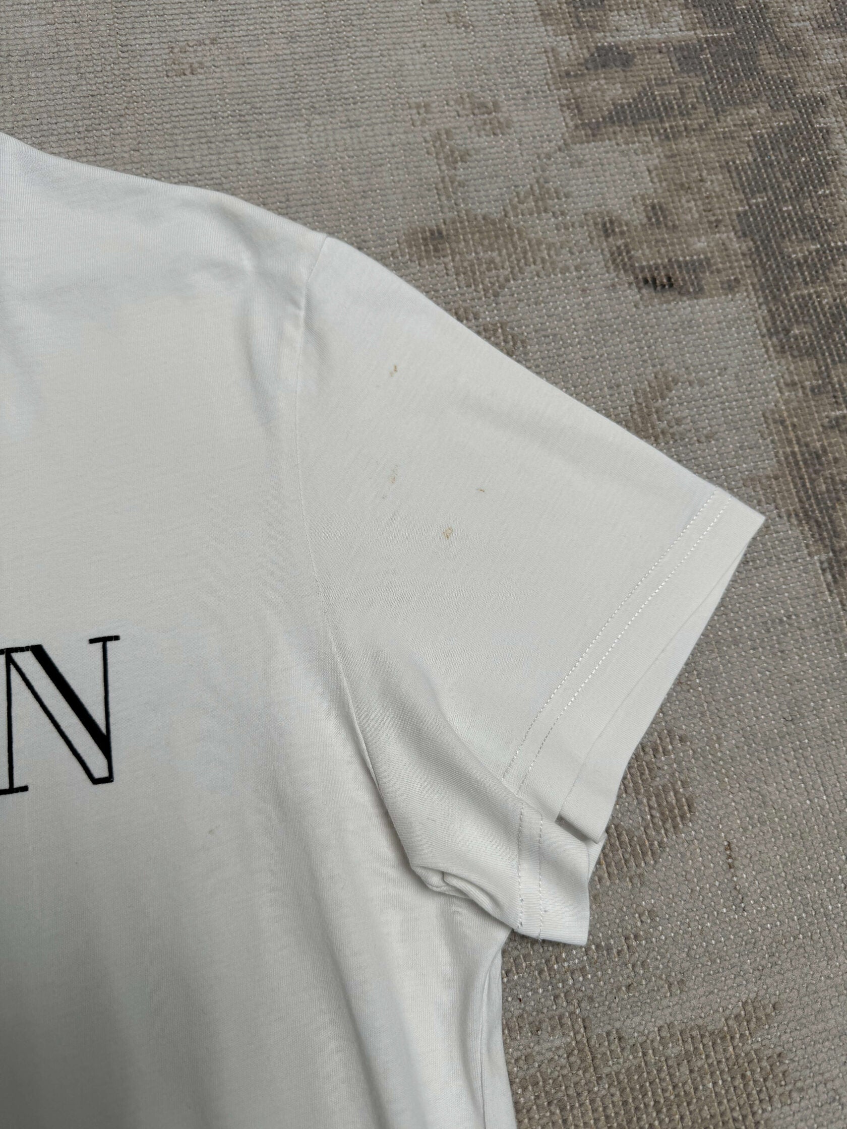 Balmain Holographic Printed T-Shirt - White Balmain