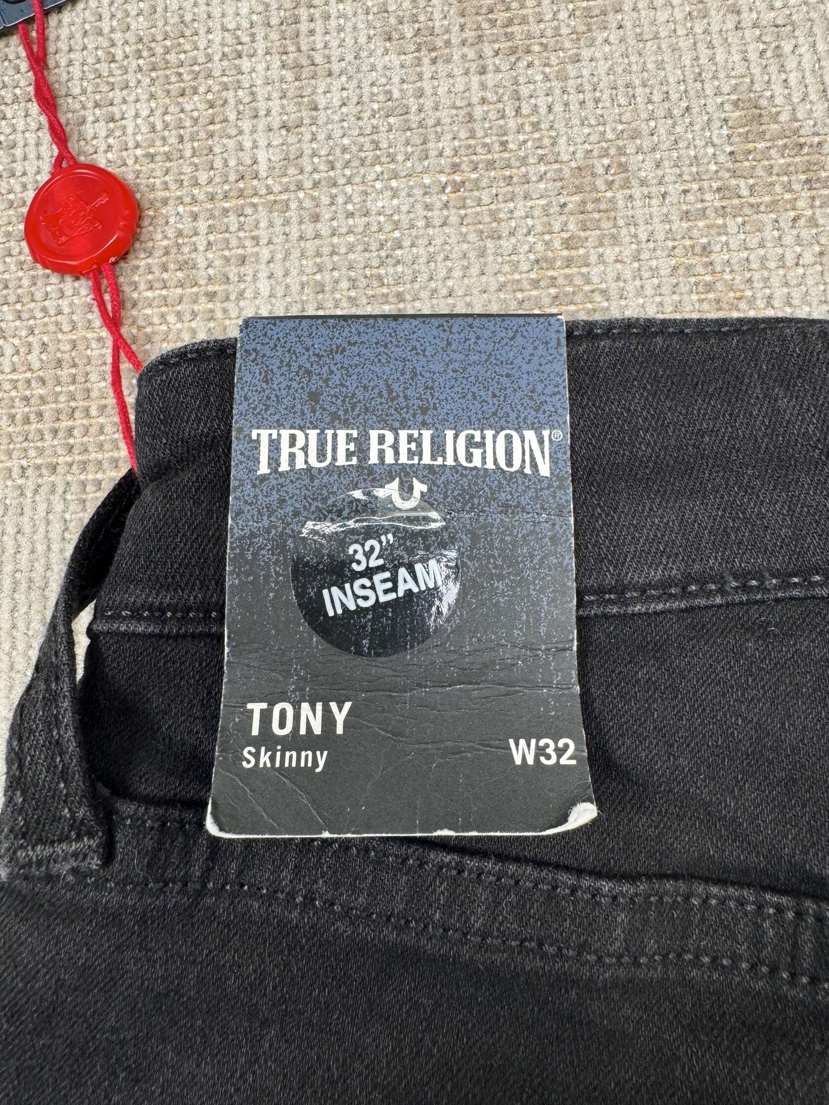 True Religion Horseshoe Tony Jeans - Black True Religion