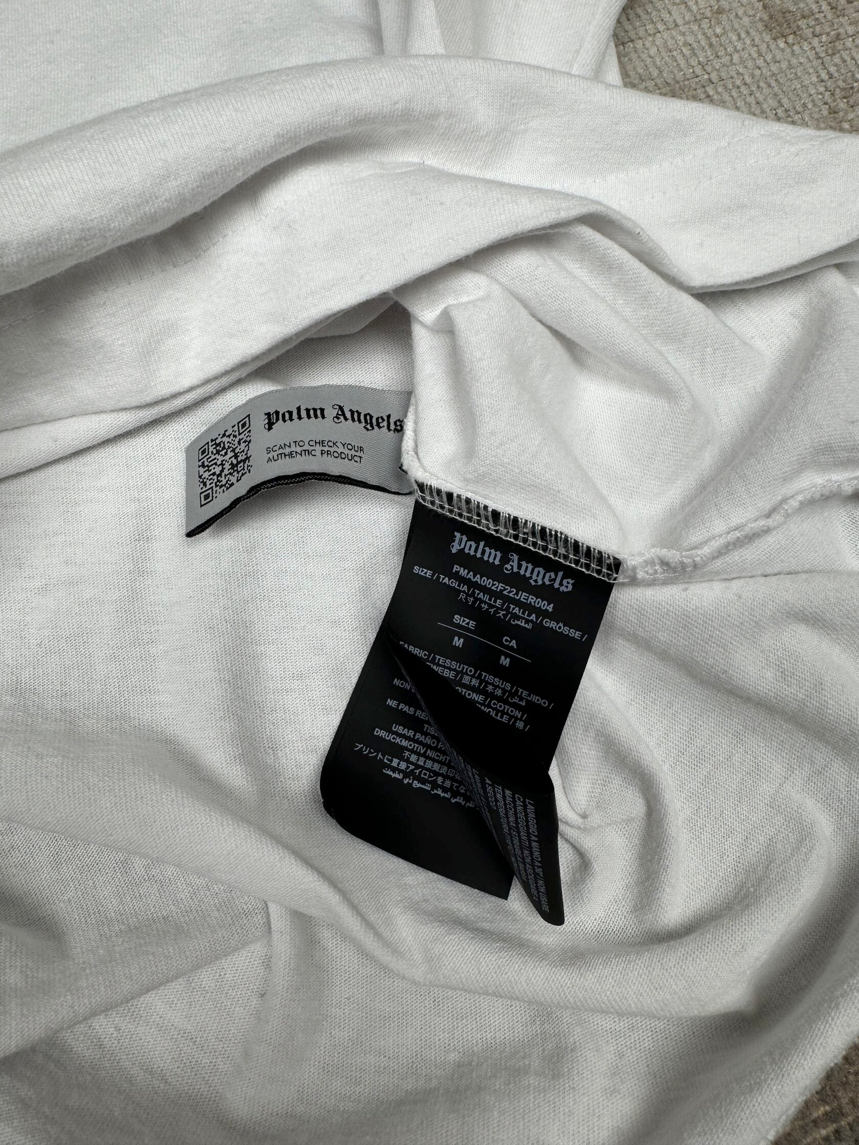 Palm Angels Sprayed Palm T-Shirt - White Palm Angels