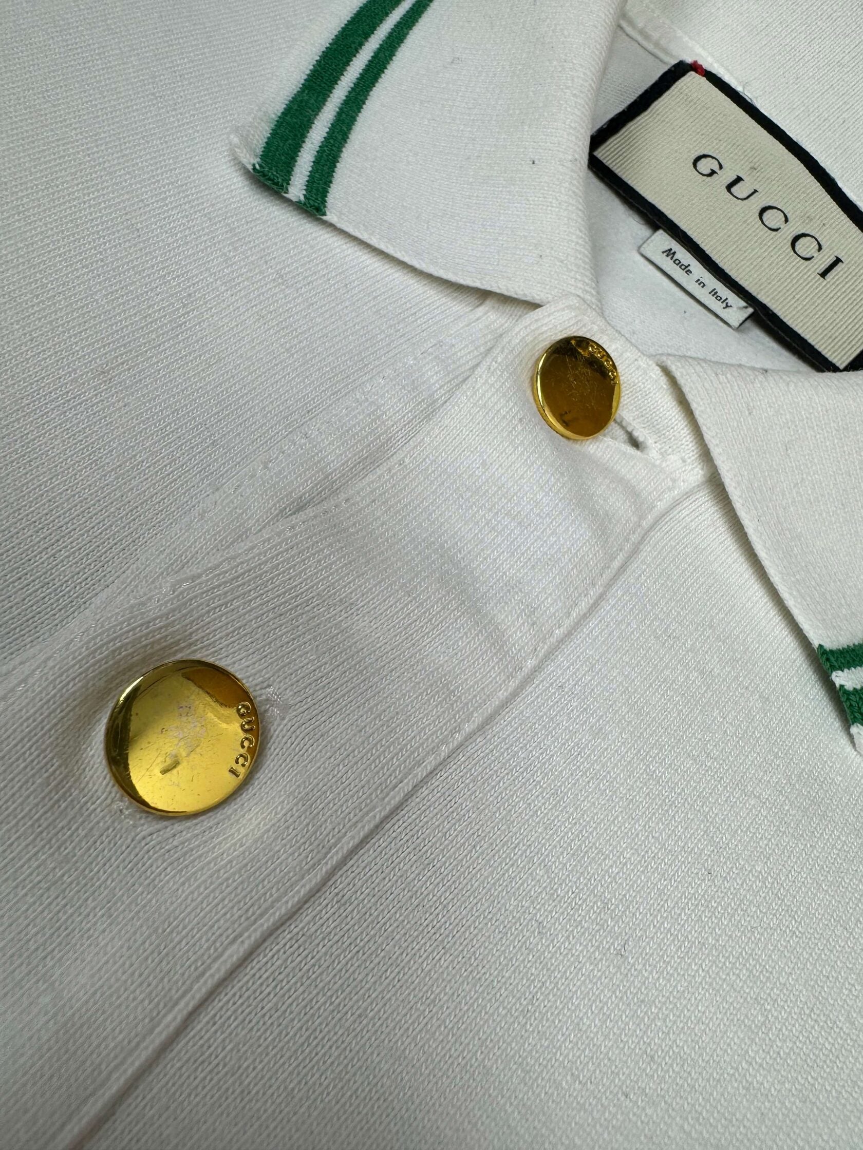 Gucci GG Pocket Polo - White Gucci