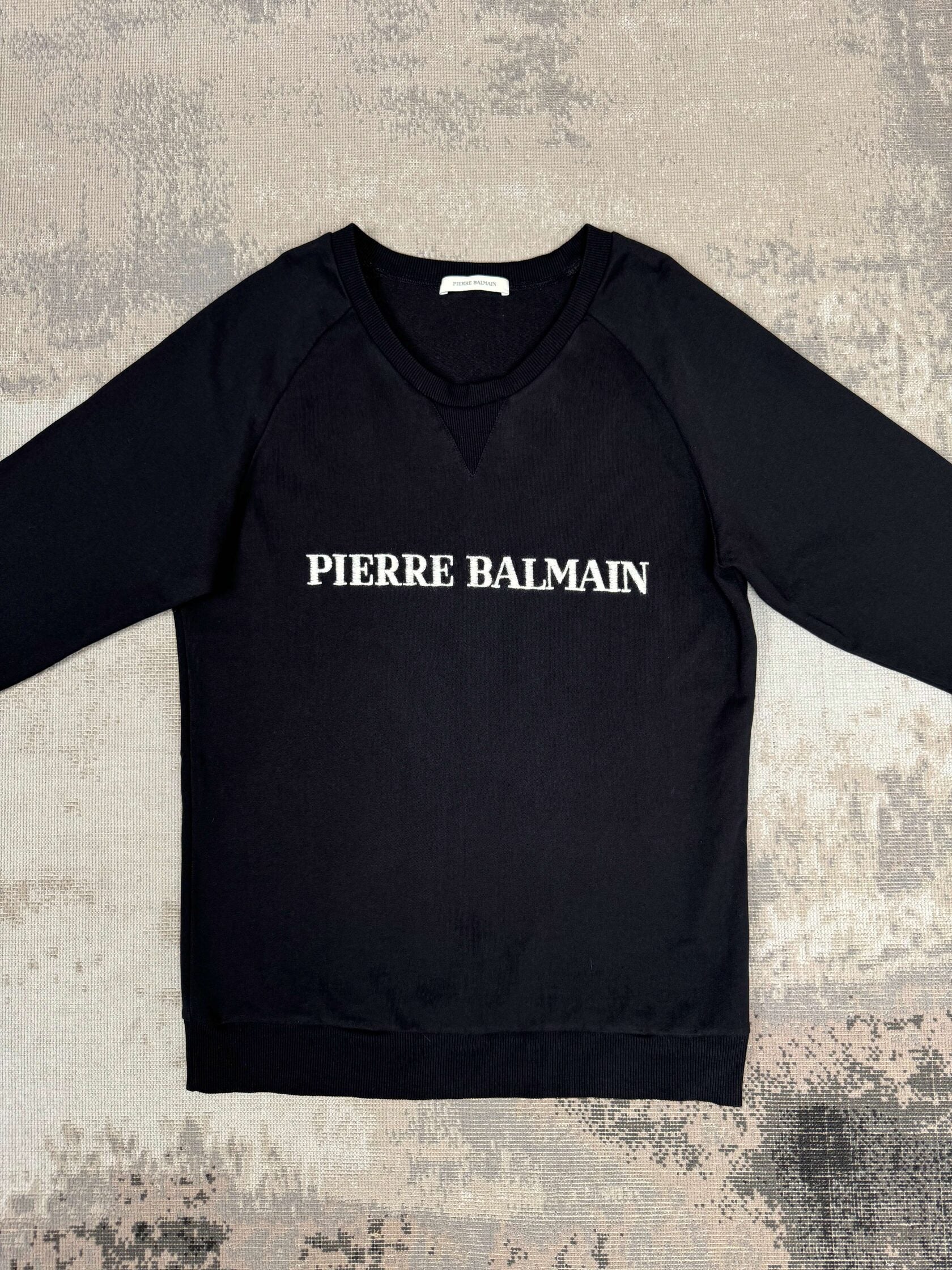Pierre Balmain Logo Sweatshirt - Black Pierre Balmai