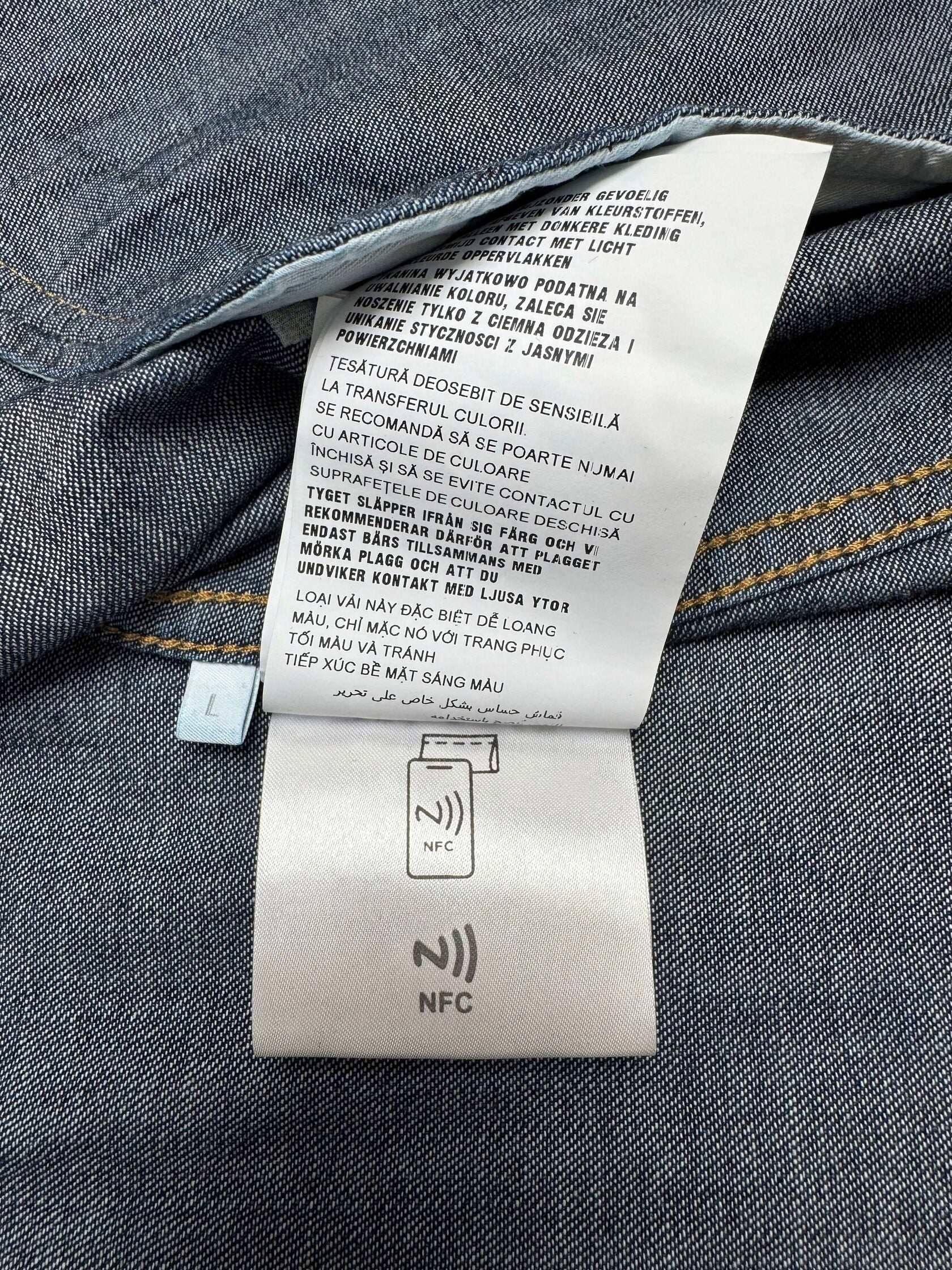 Prada Light Denim Zipper Jacket (Unused) Prada