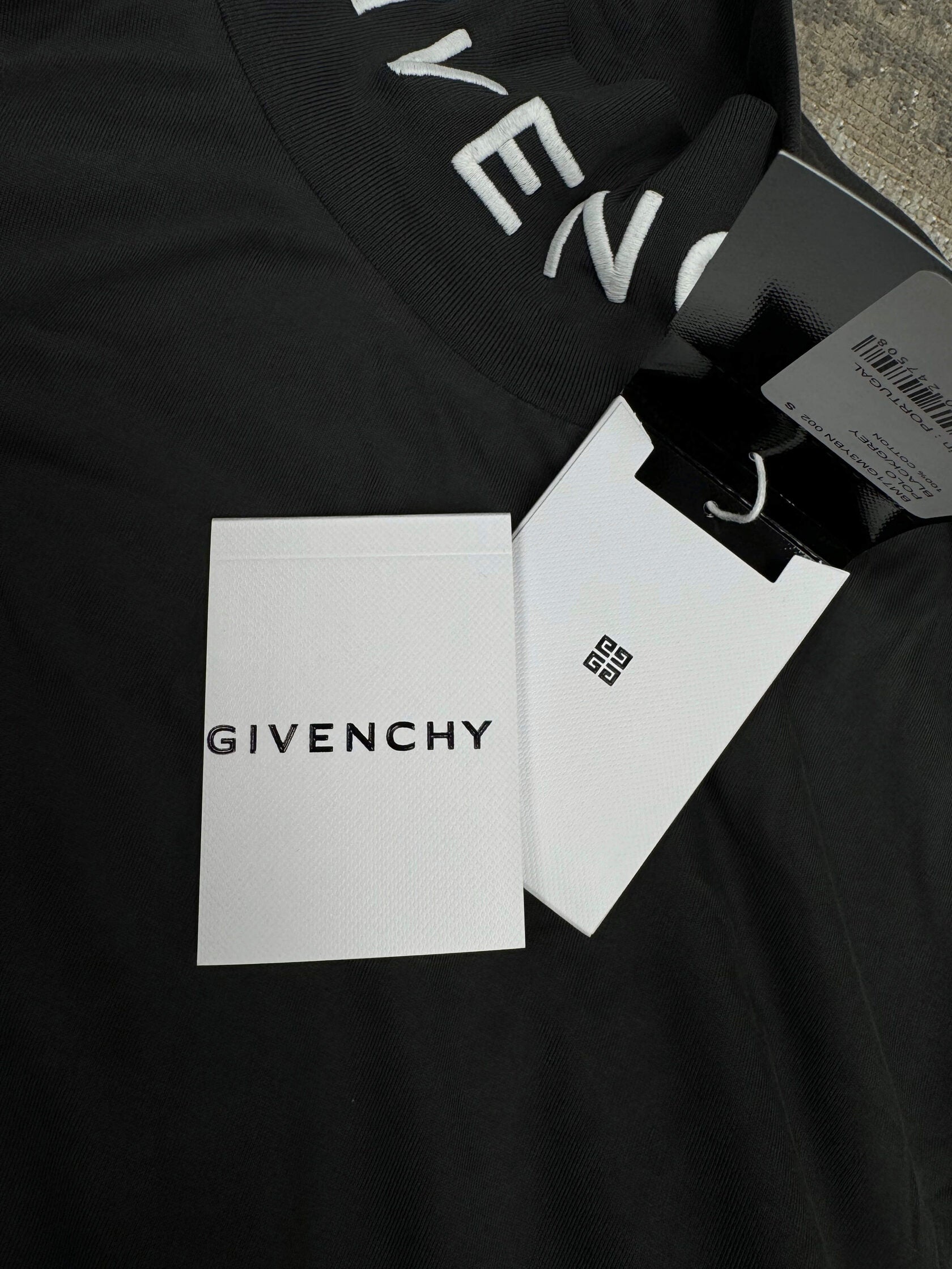 Givenchy Embroidered Cotton Turtleneck - Grey (Unused)