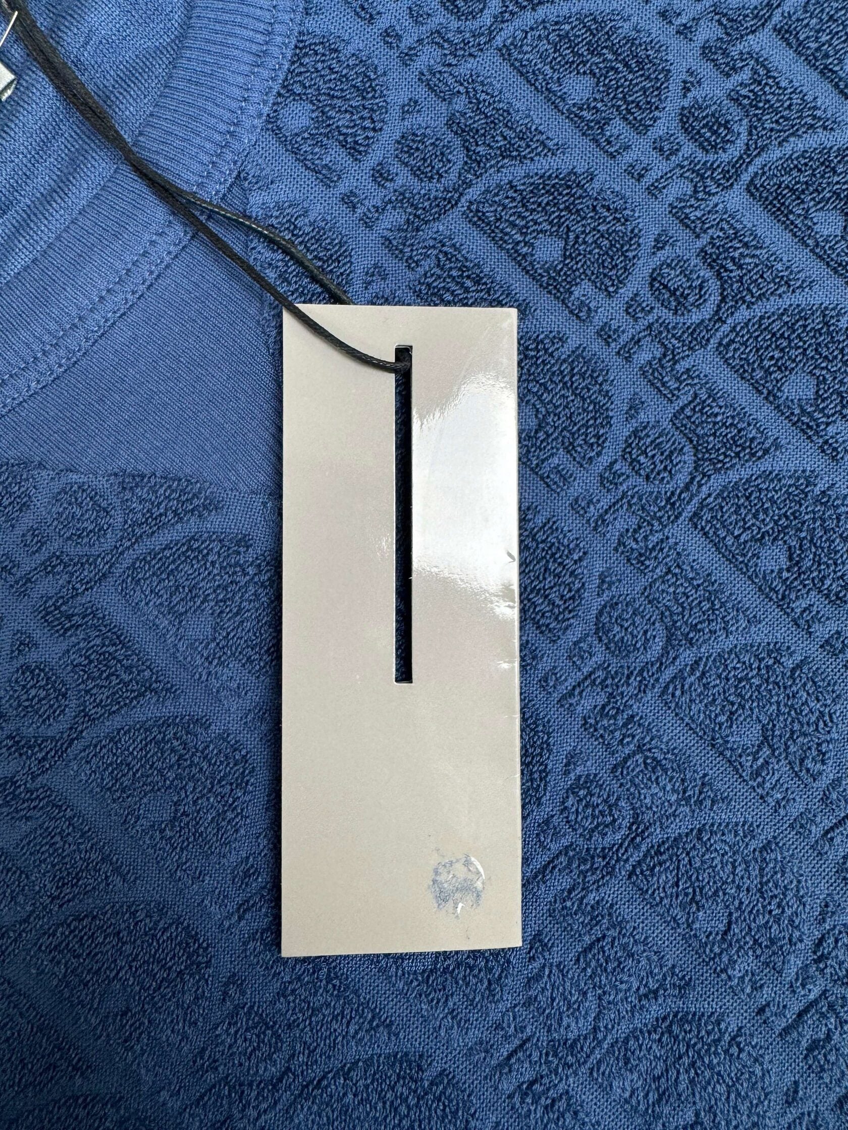 Dior Oblique Towel T-shirt - Blue (Unused) Dior