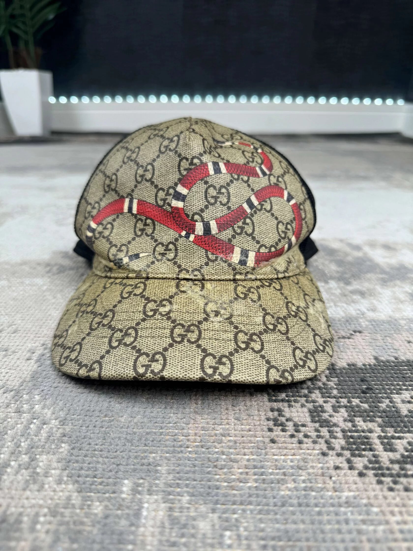 Gucci Kingsnake Baseball Hat - Beige Gucci