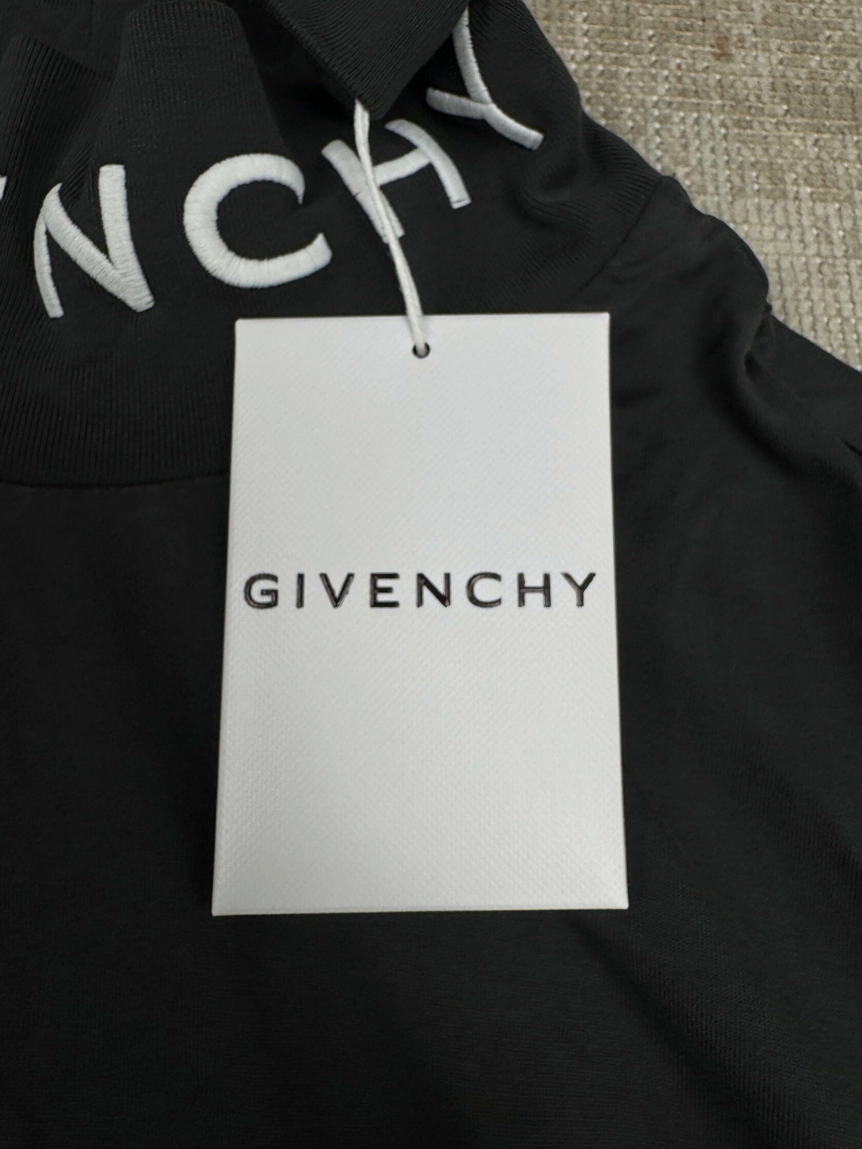 Givenchy Embroidered Cotton Turtleneck - Grey (Unused)