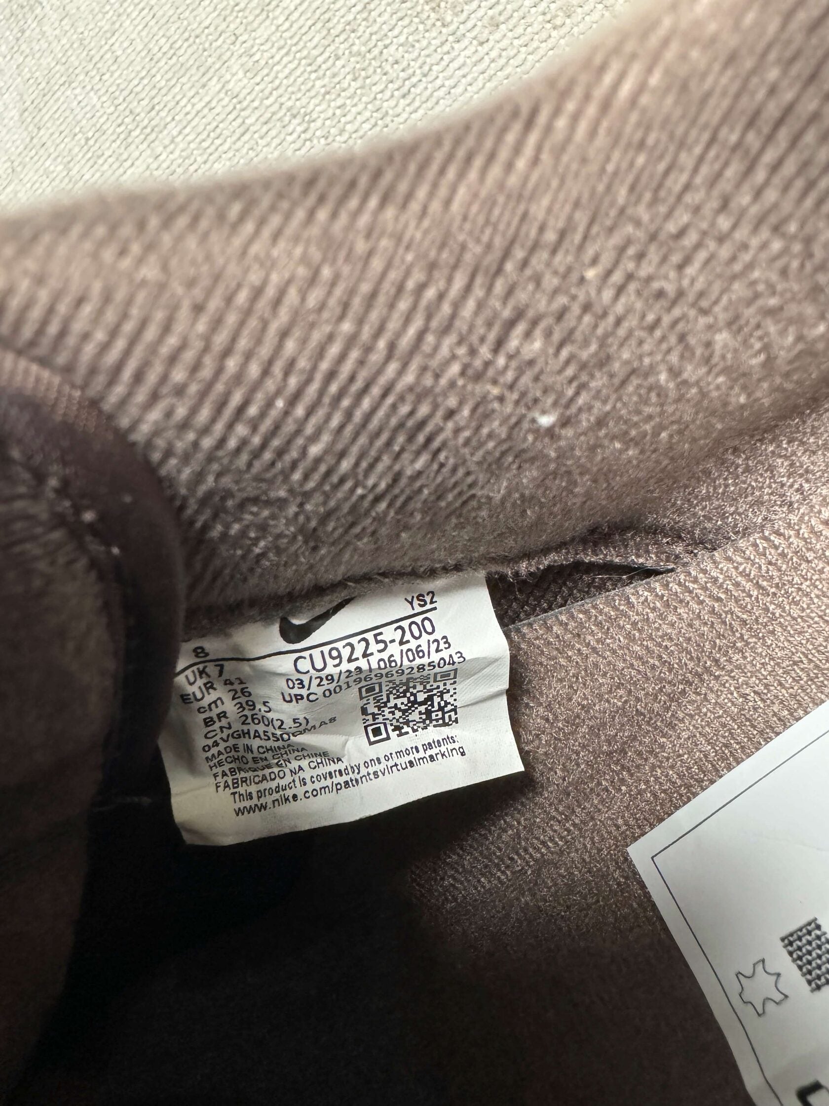 Nike Supreme x Air Force 1 Low 'Box Logo' - Brown (Unused) Nike