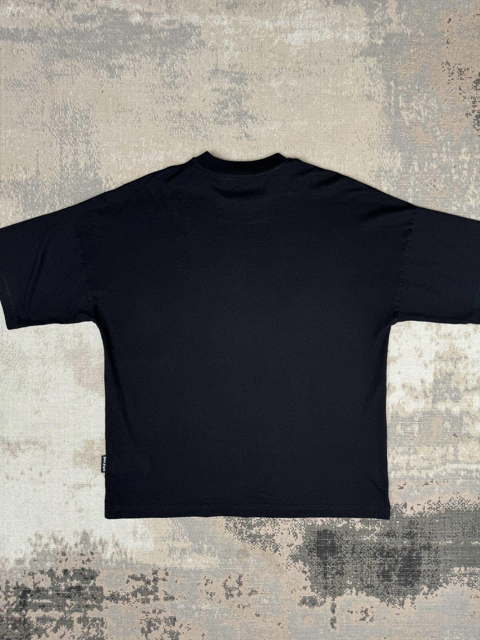 Palm Angels Spray Heart Logo T-shirt - Black Palm Angels
