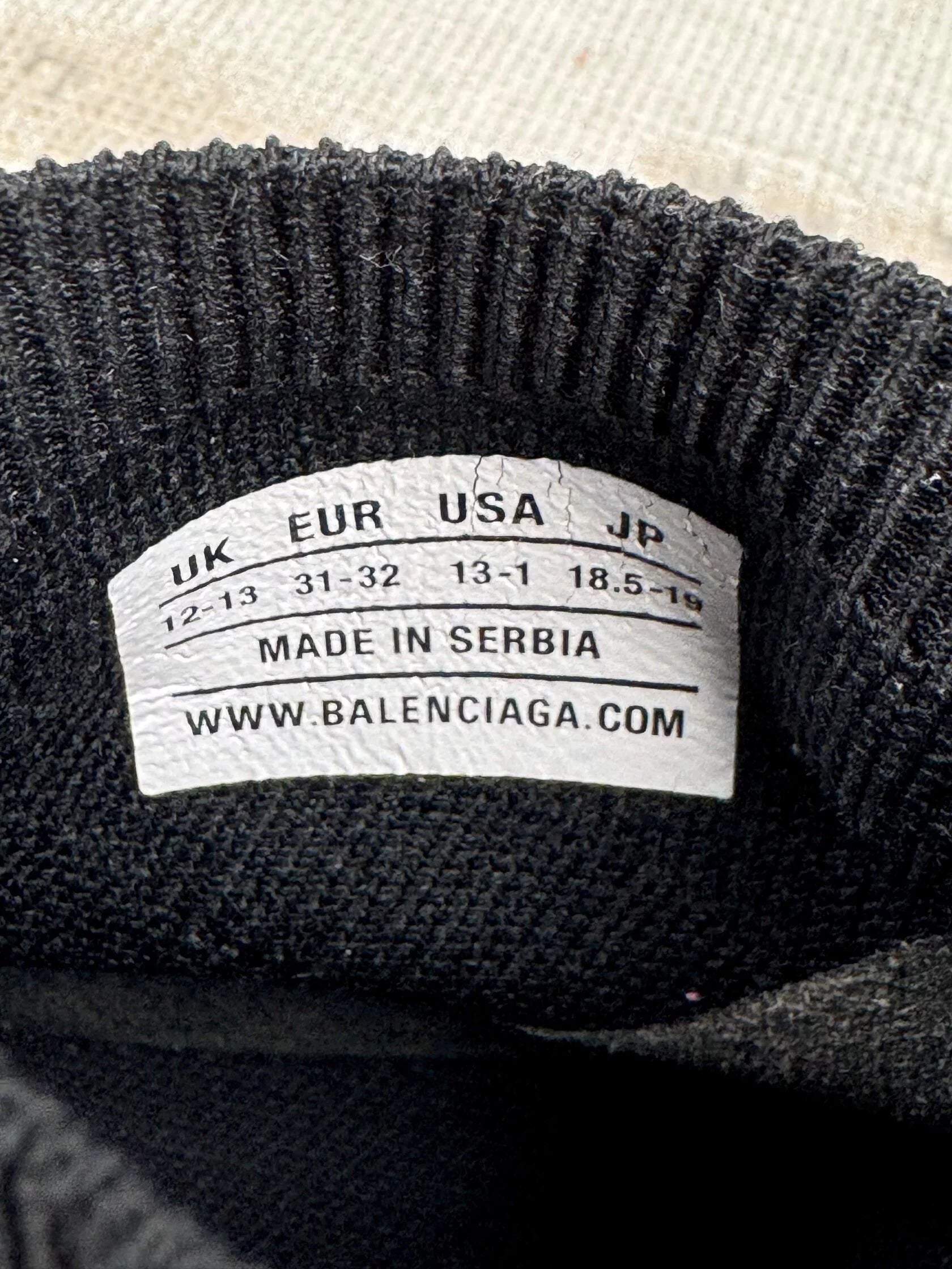 KIDS - Balenciaga Speed Runners - Black