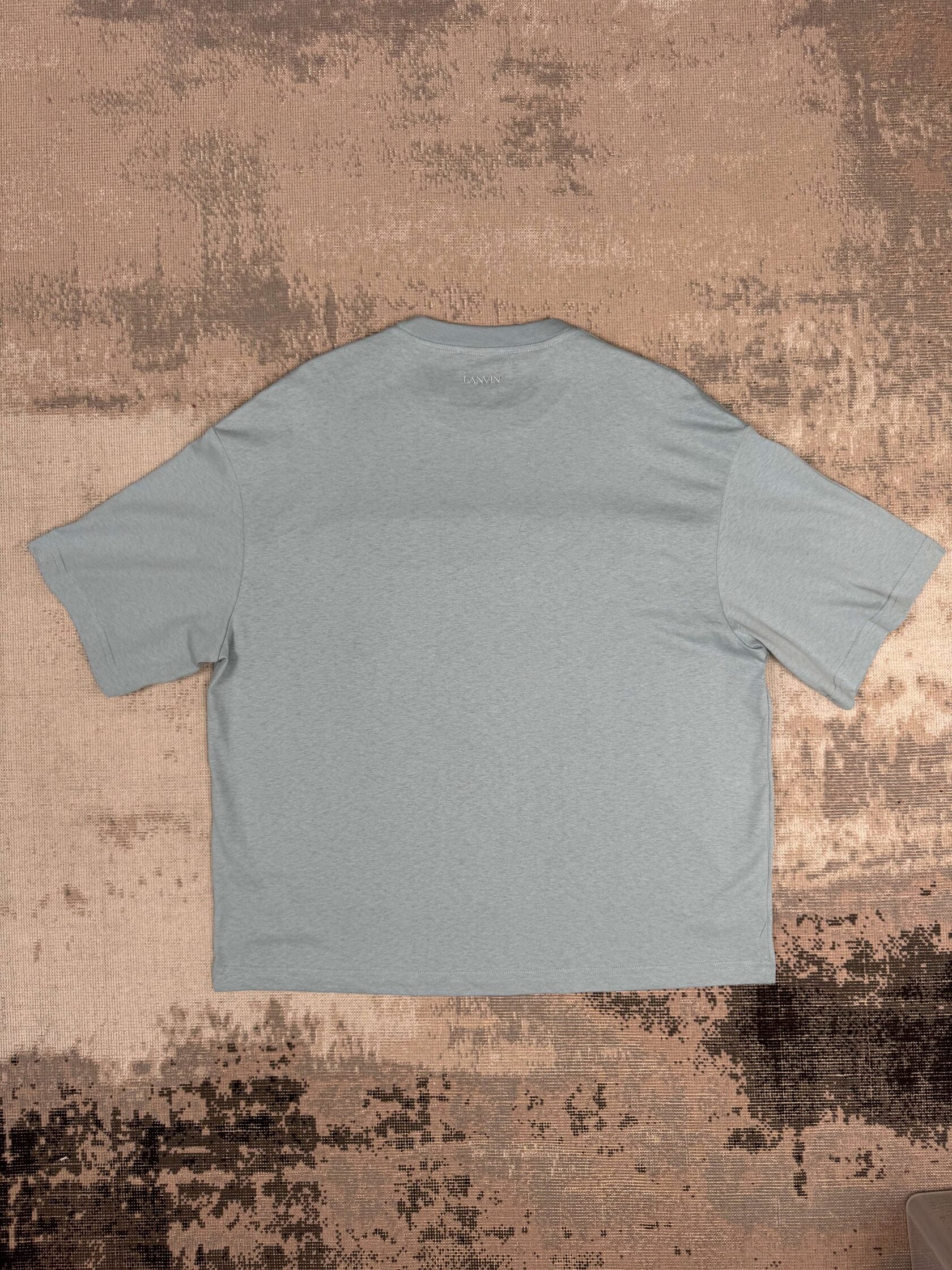 Lanvin Curb Lace Oversized T-Shirt - Blue Lanvin