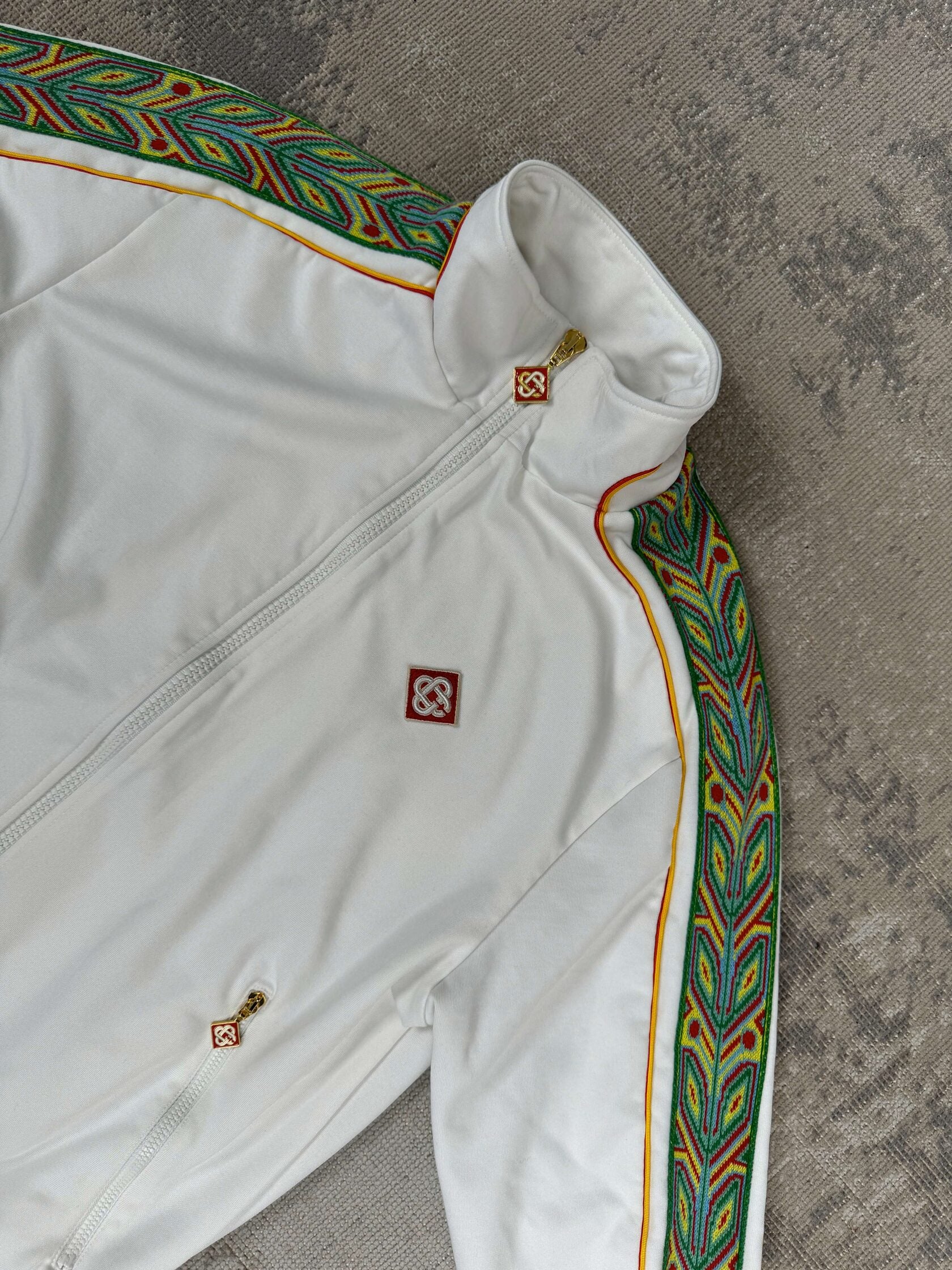 Casablanca Futuro Laurel Track Jacket - White Casablanca