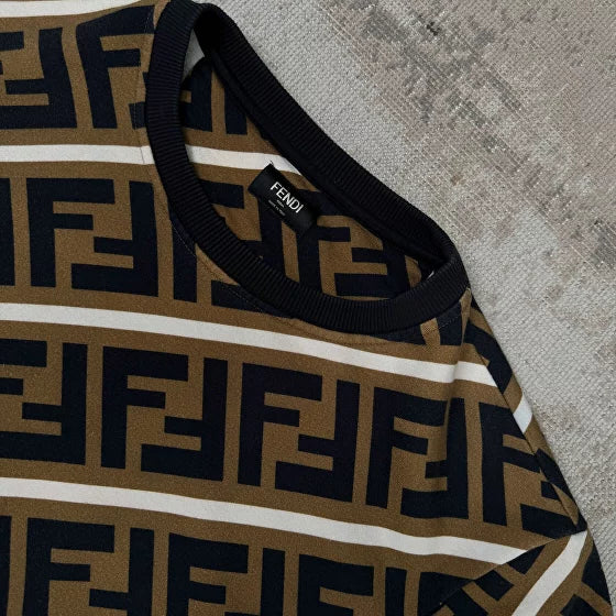 Fendi FF Logo Sweatshirt - Brown Fendi