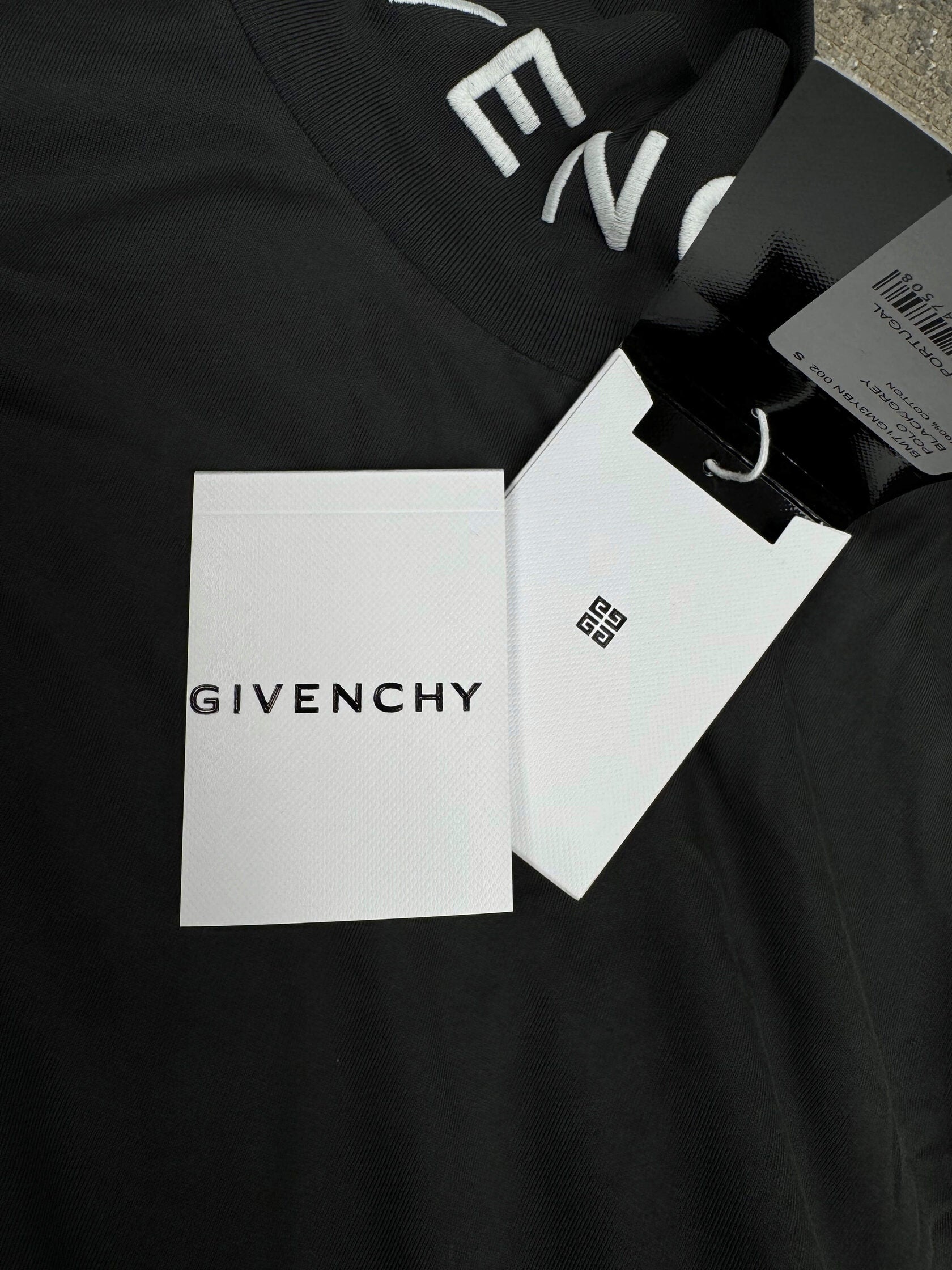 Givenchy Embroidered Cotton Turtleneck - Grey (Unused)