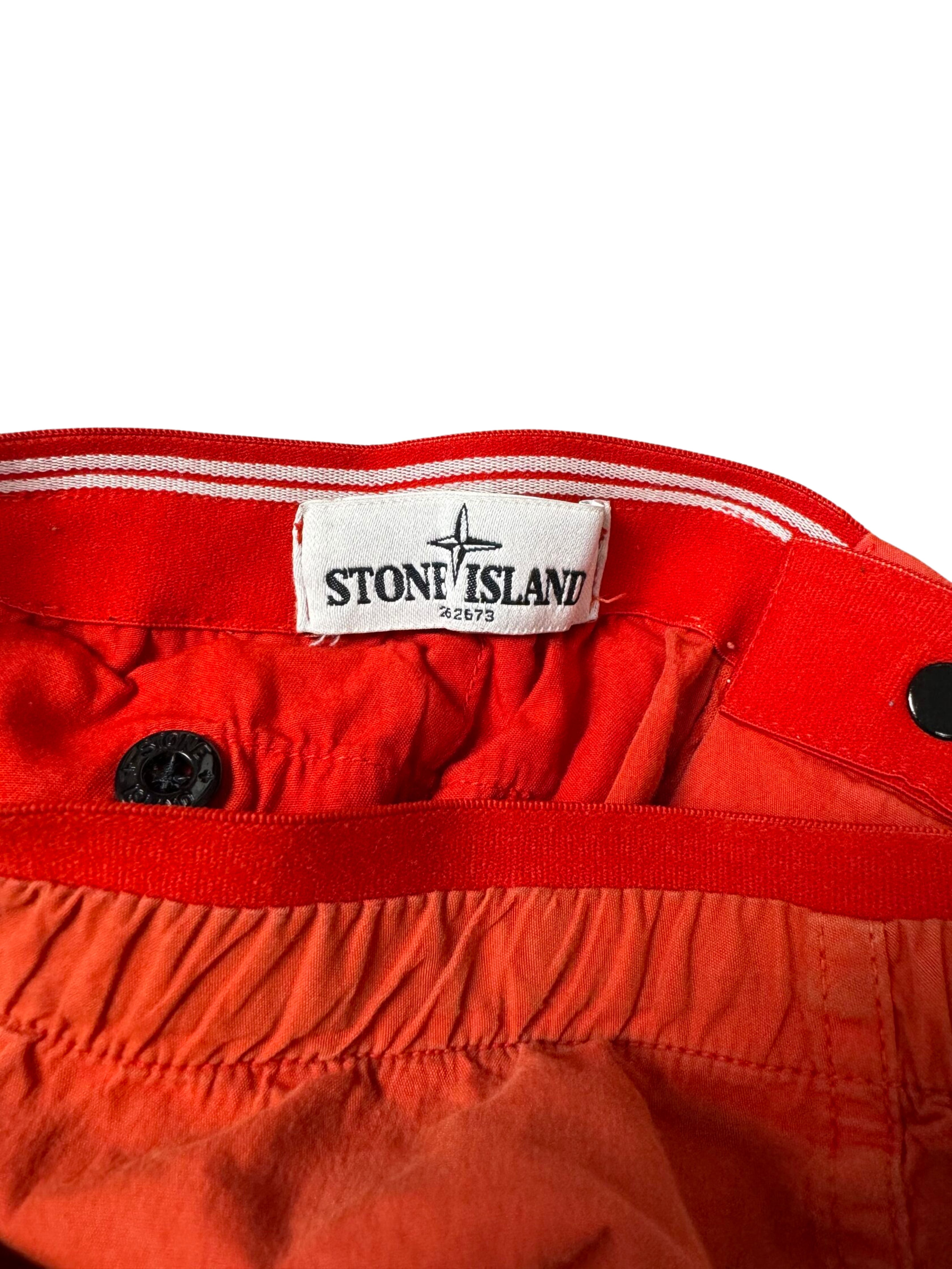 Stone Island Cargo Shorts - Orange Stone Island