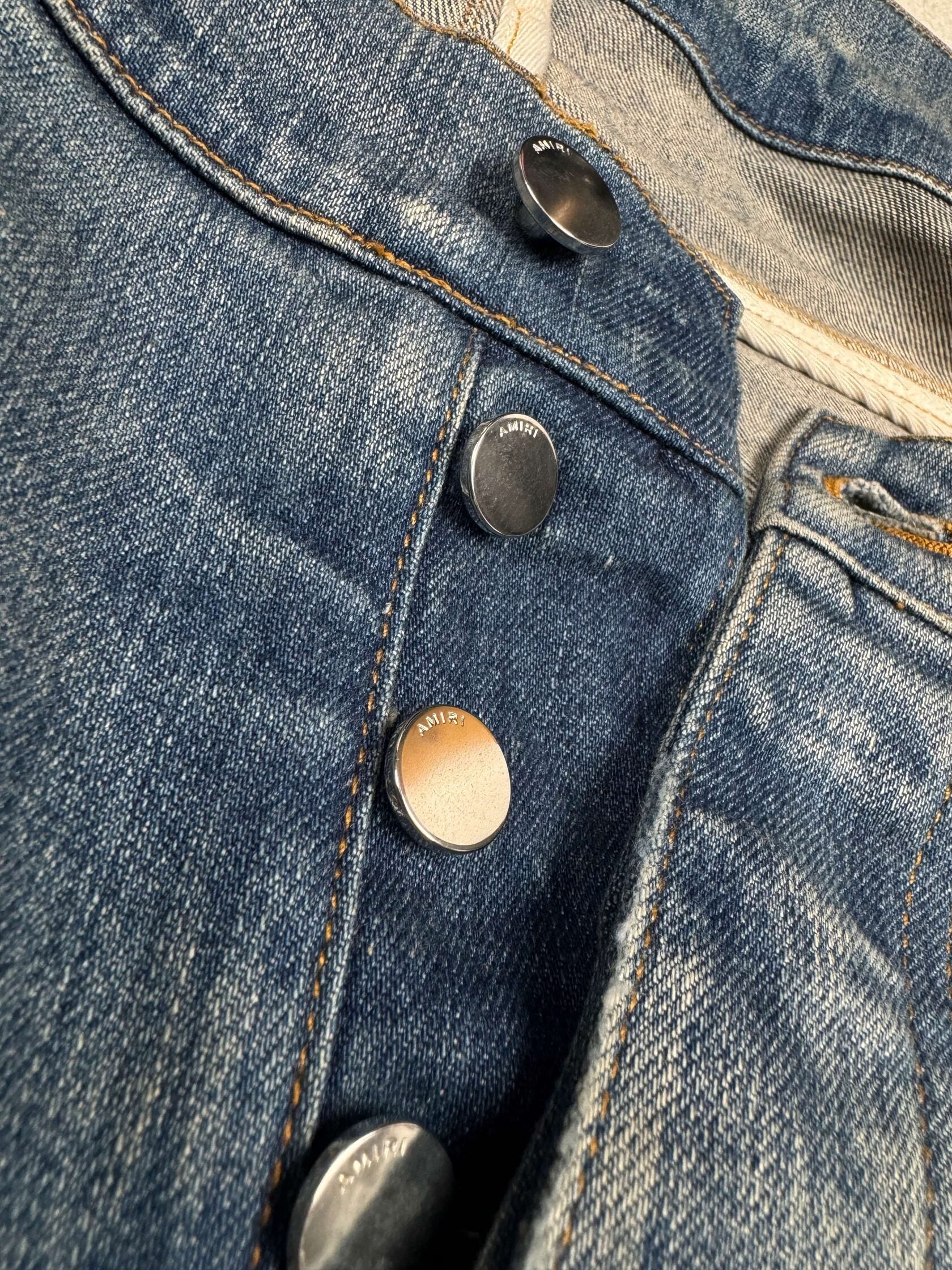 Amiri Bone Jeans - Blue Denim (Unused)
