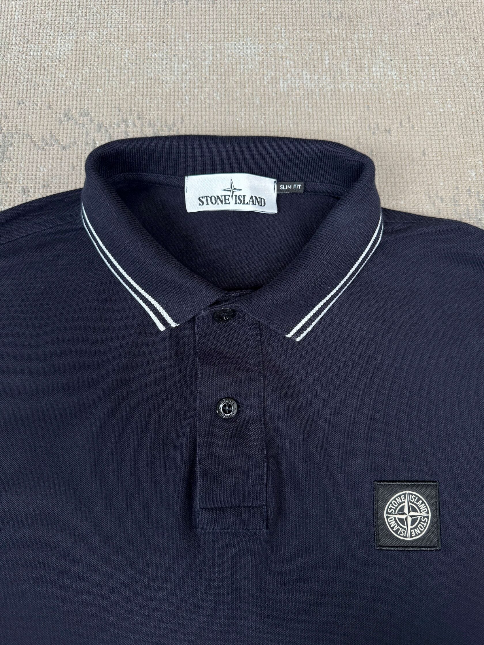 Stone Island Compass Polo - Navy Stone Island