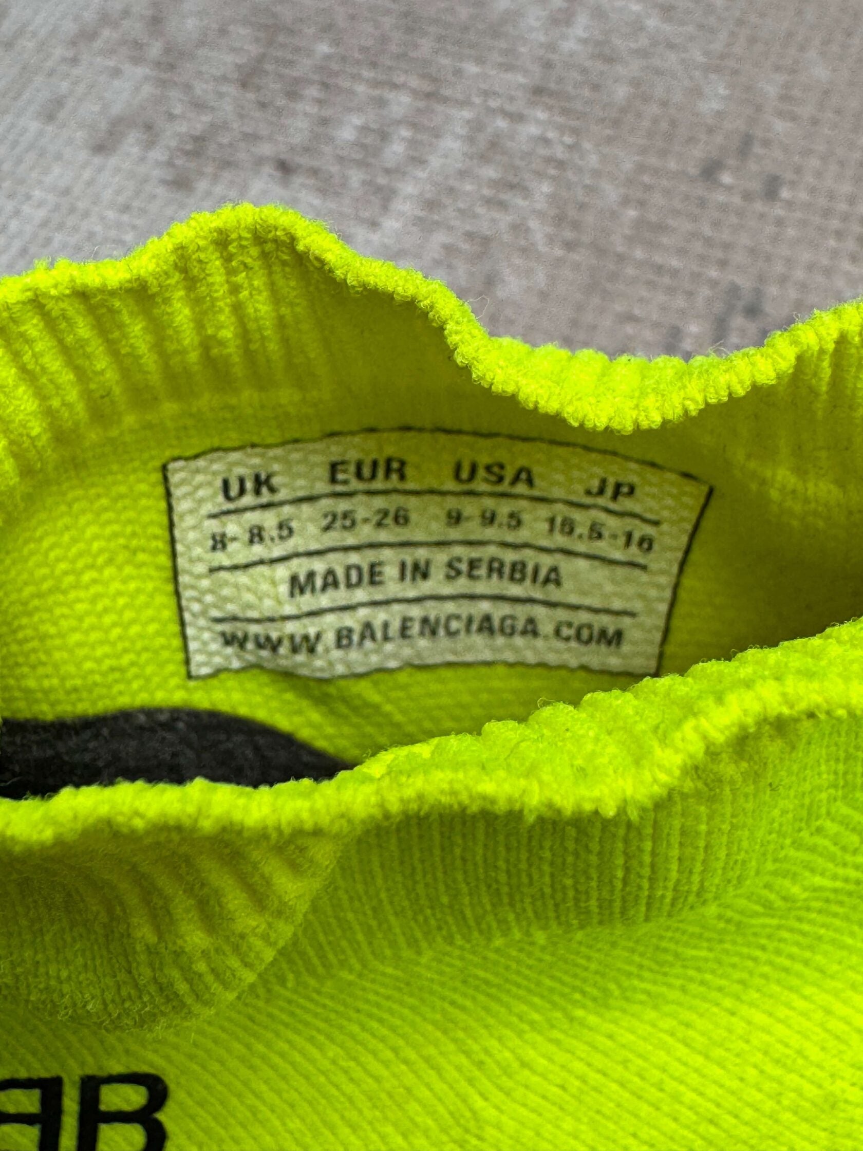 KIDS - Balenciaga Speed Trainers - Yellow Balenciaga