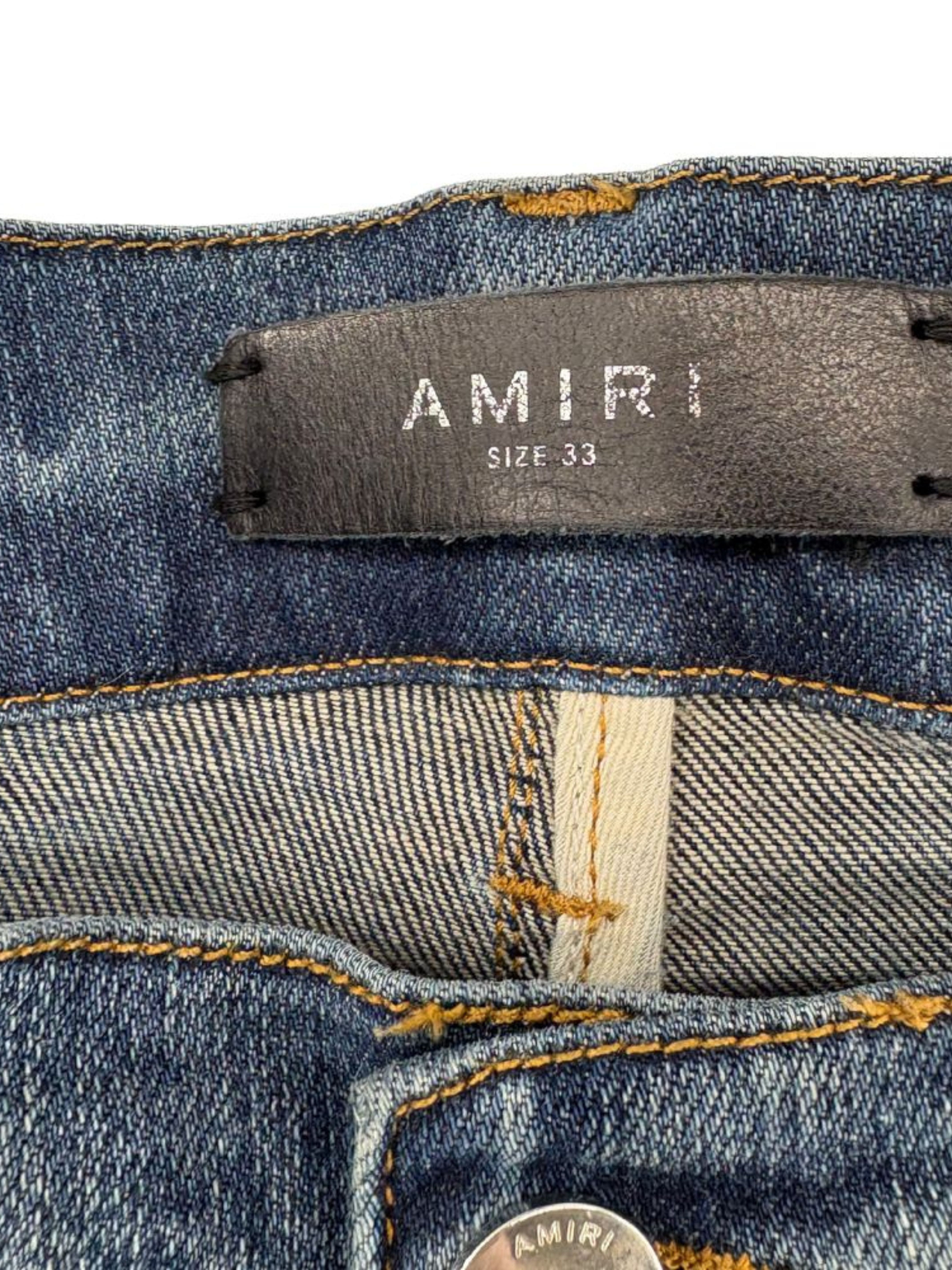 Amiri Distressed Jeans - Denim Blue