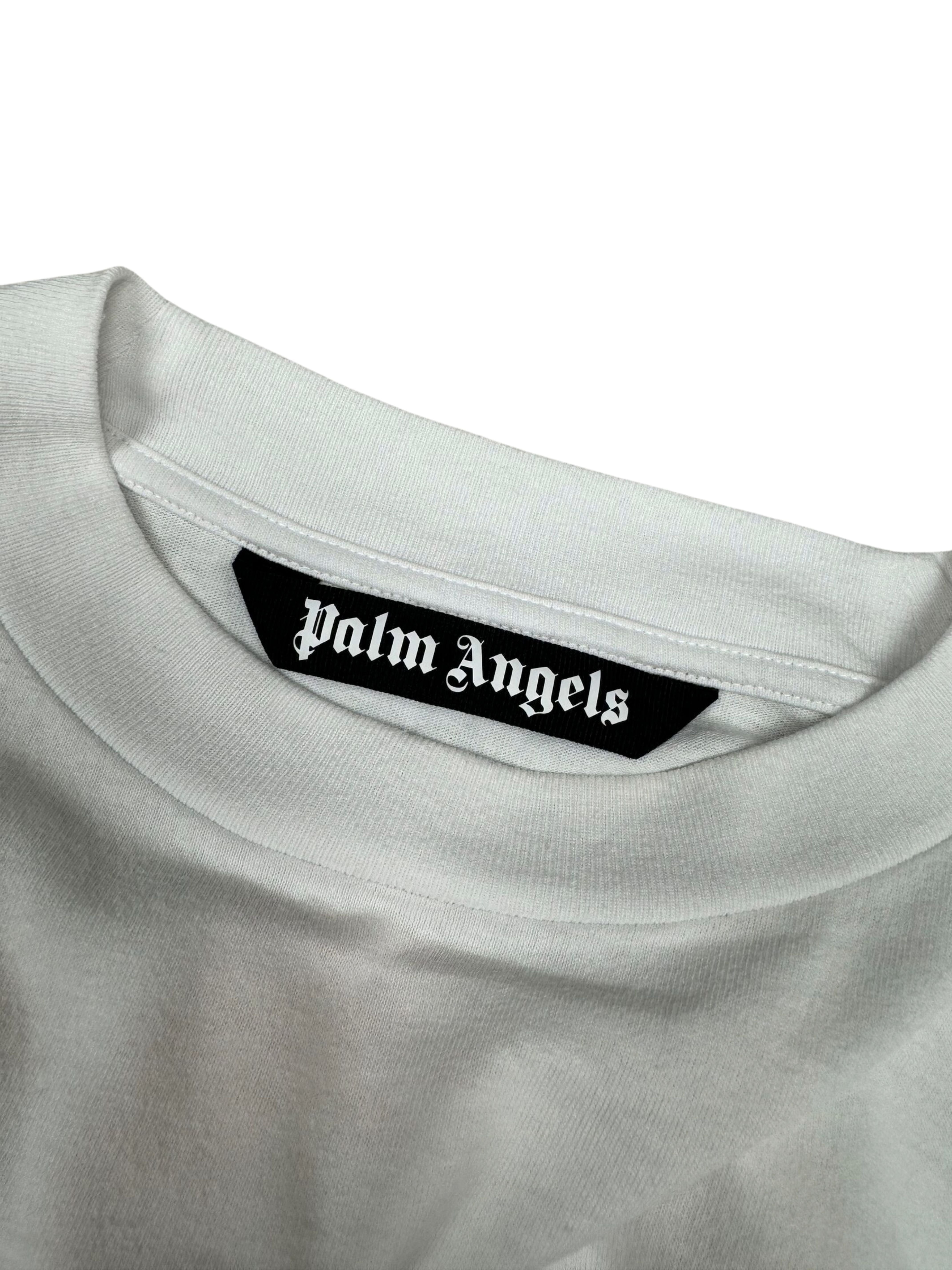 Palm Angels Sprayed Palm T-Shirt - White Palm Angels