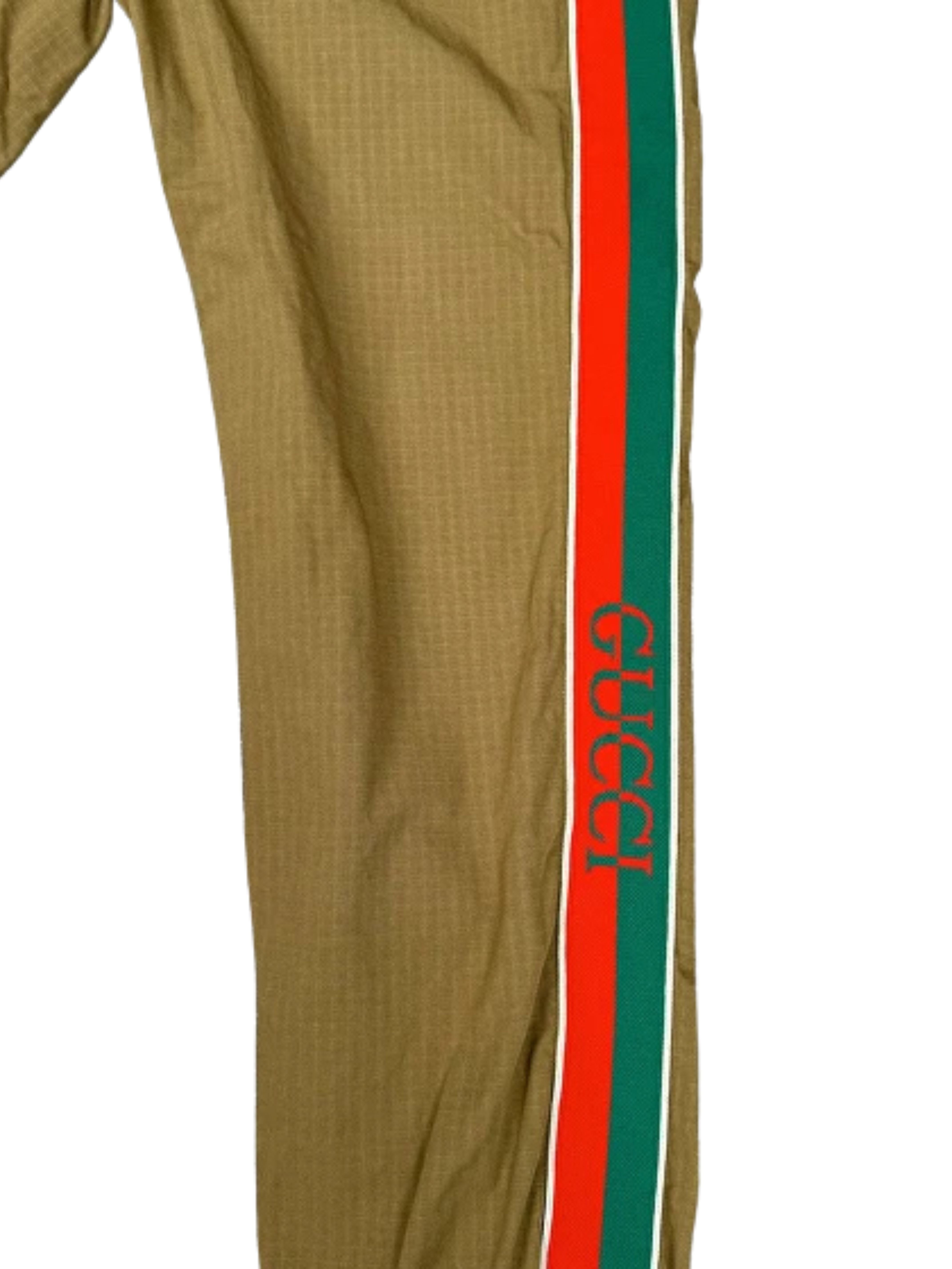 Gucci Stripe Logo Trousers - Neutral