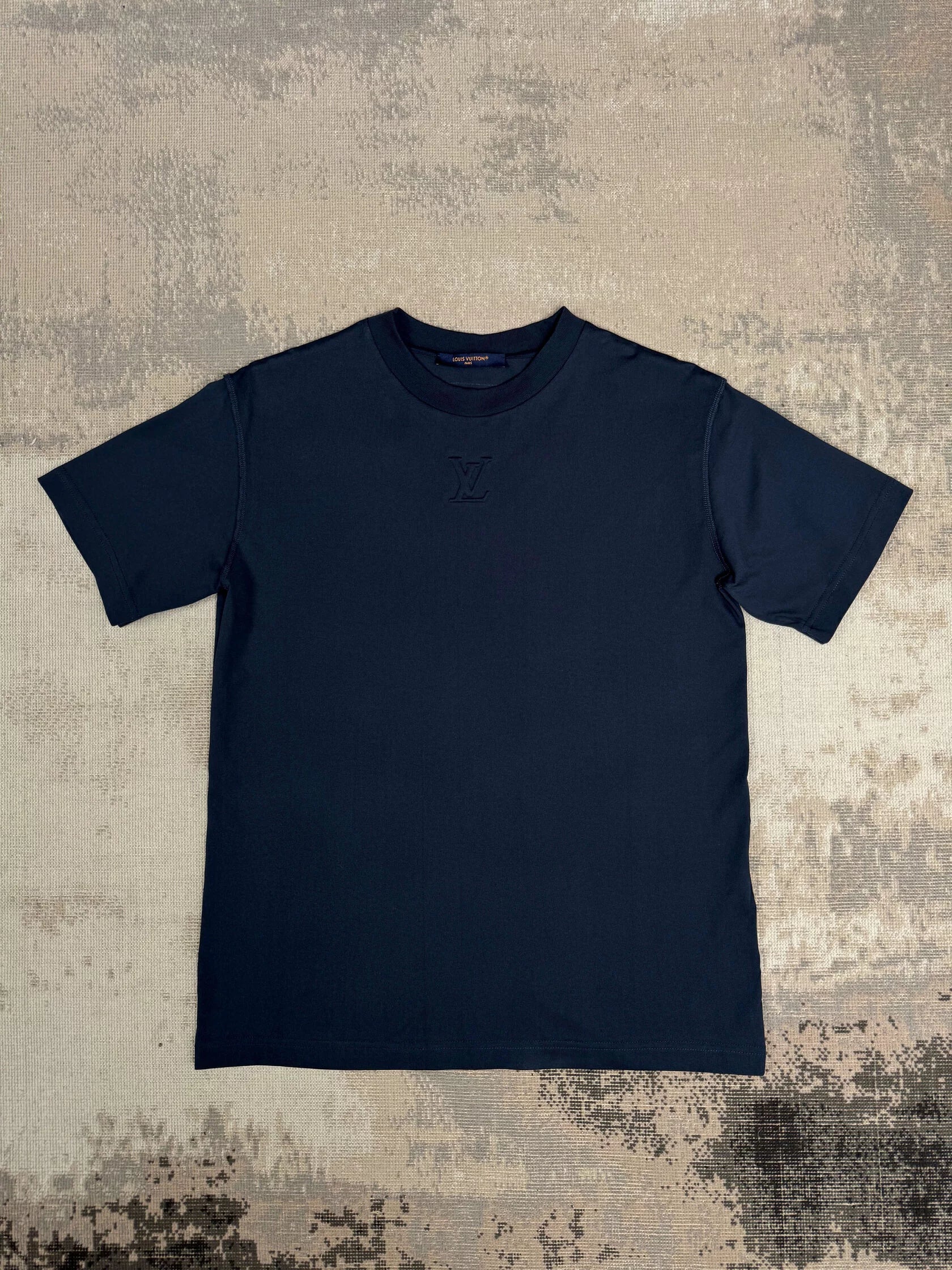 Louis Vuitton Embossed T-Shirt - Navy Louis Vuitton