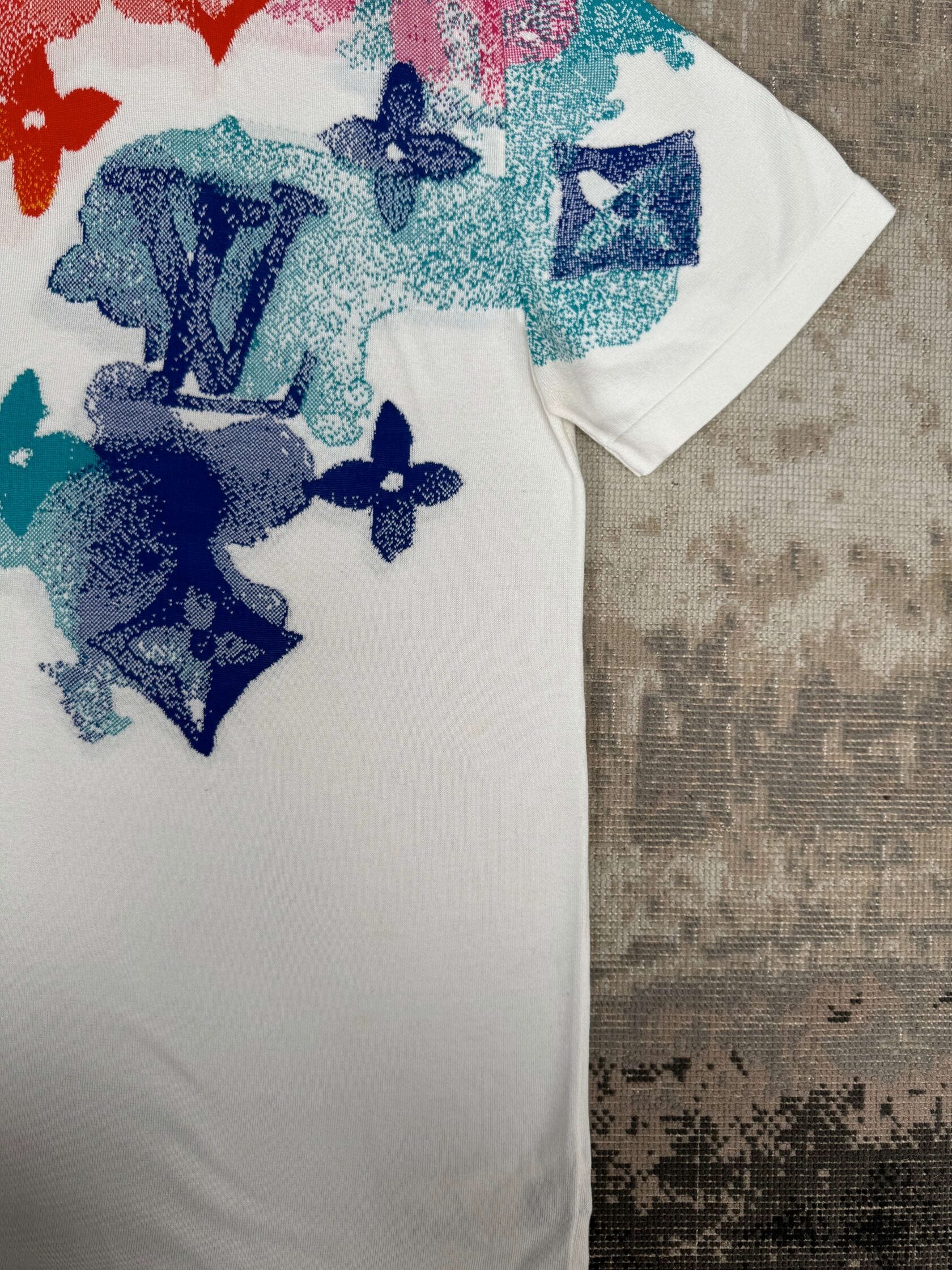 Louis Vuitton Watercolour Monogram T-Shirt - White Louis Vuitton
