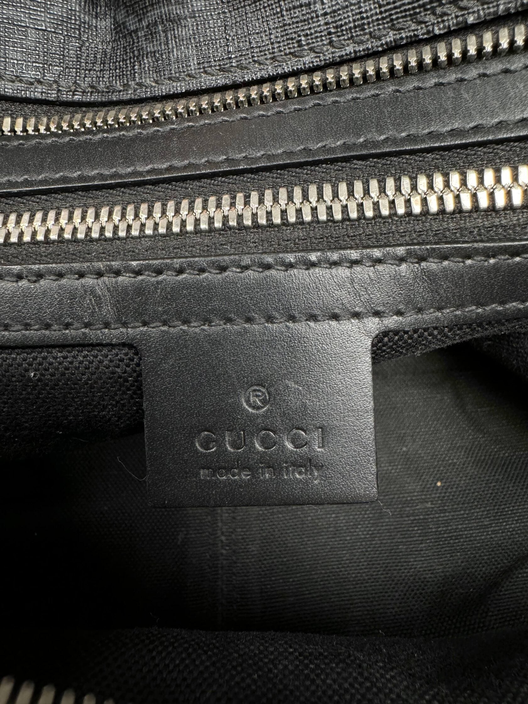 Gucci GG Supreme Soft Trunk Bag - Black