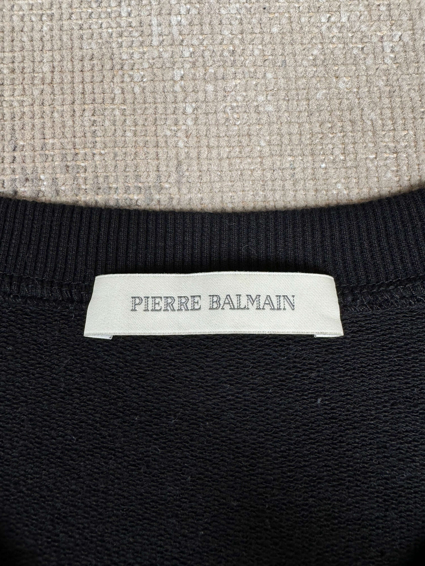 Pierre Balmain Logo Sweatshirt - Black Pierre Balmai