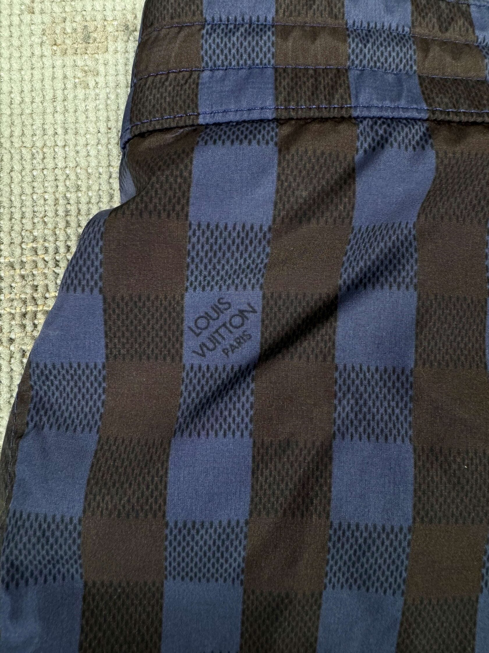 Louis Vuitton Damier Swim Shorts - Navy Louis Vuitton