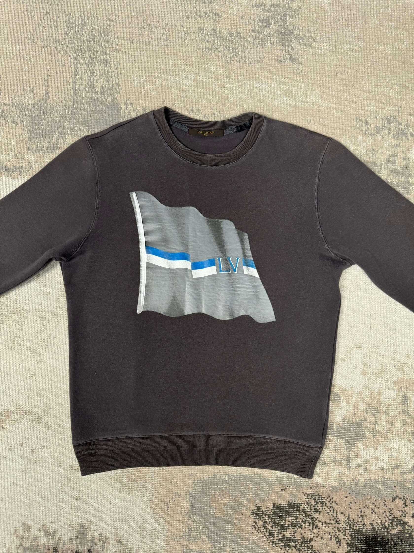 Louis Vuitton Flag Sweatshirt - Grey Louis Vuitton