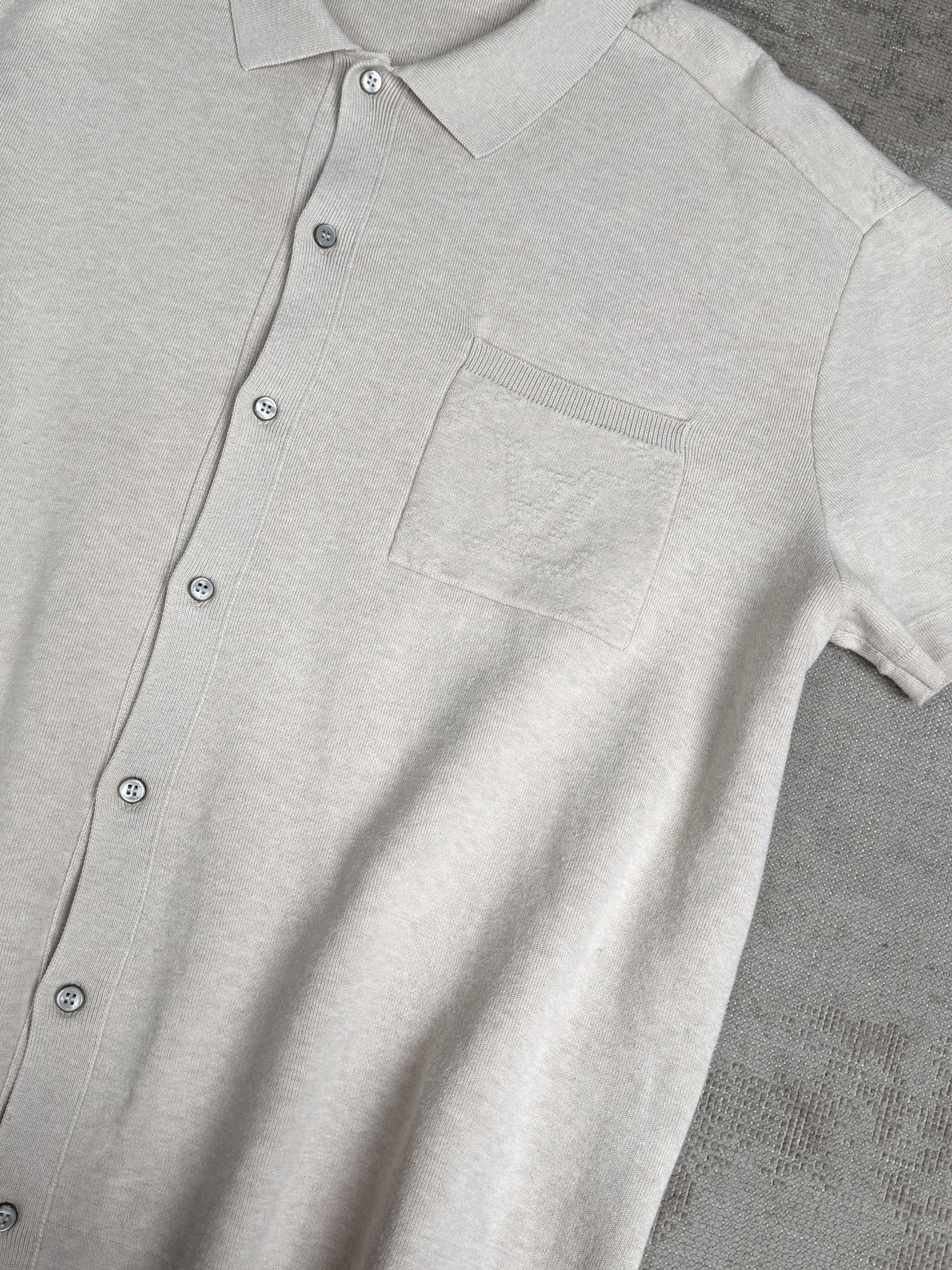 Louis Vuitton Monogram Embossed Short-Sleeved Knit Shirt Louis Vuitton