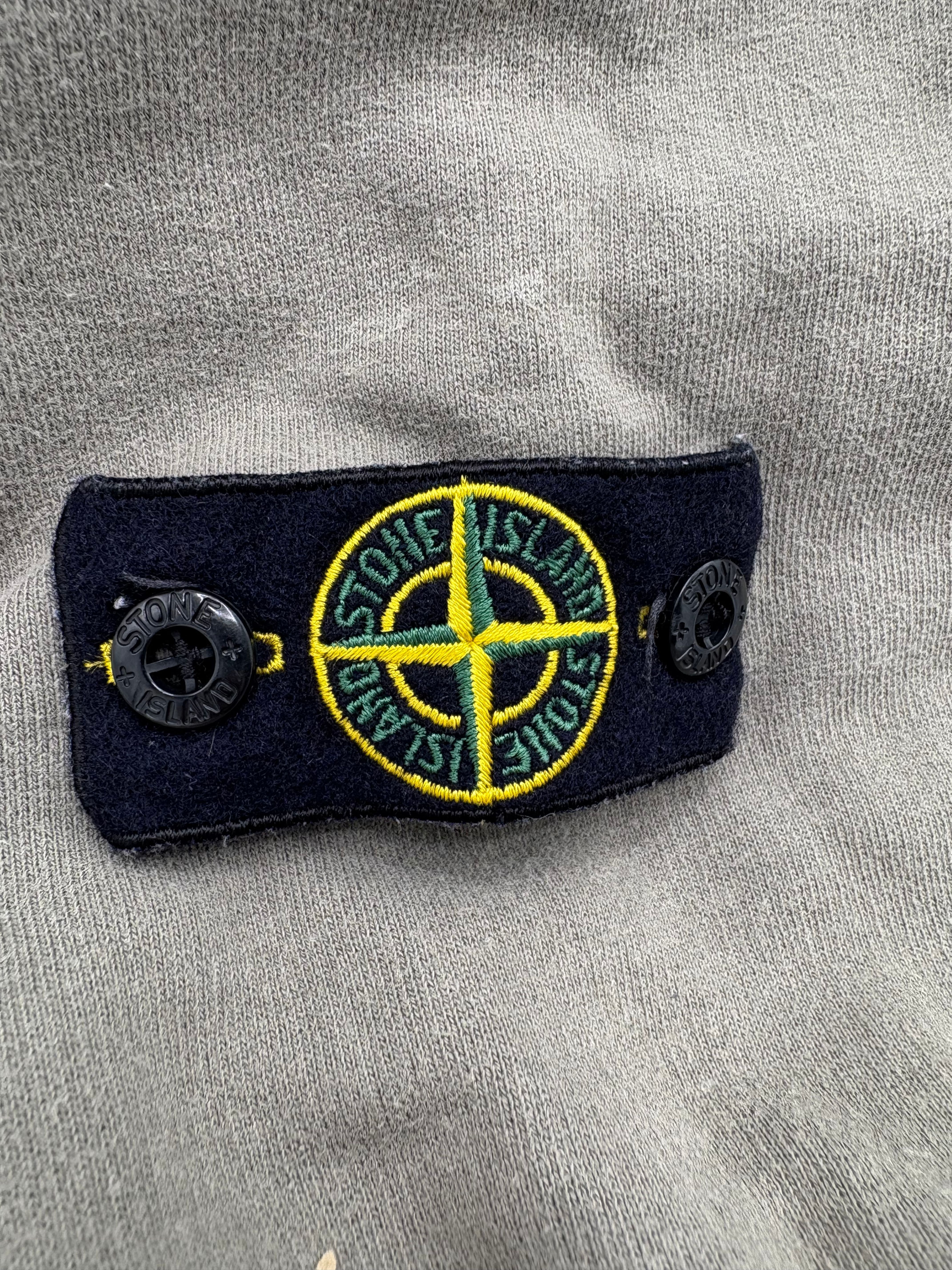KIDS - Stone Island Badge Sweatshirt - Khaki Stone Island