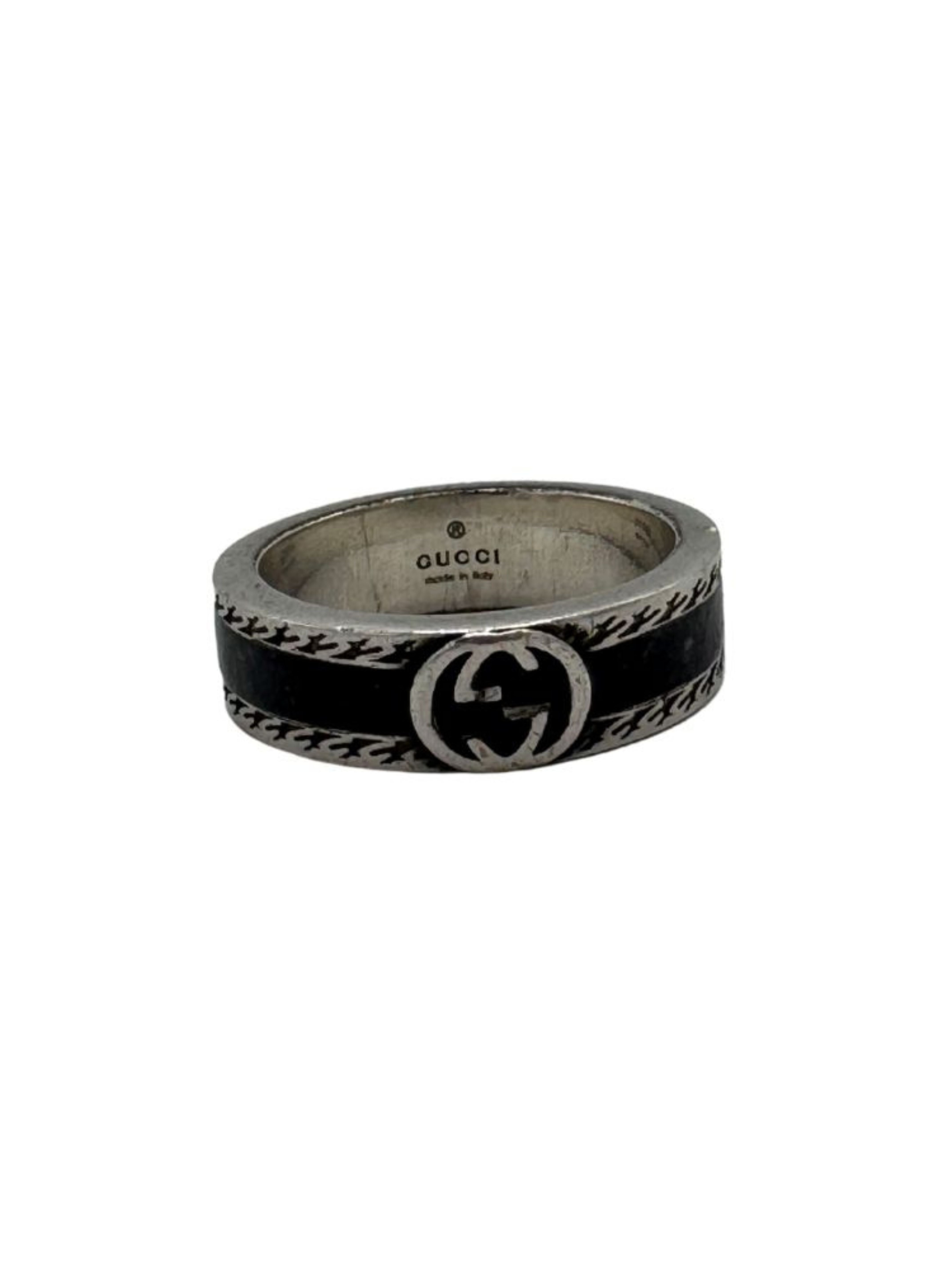 Gucci Interlocking Ring - 925 Sterling Silver Gucci