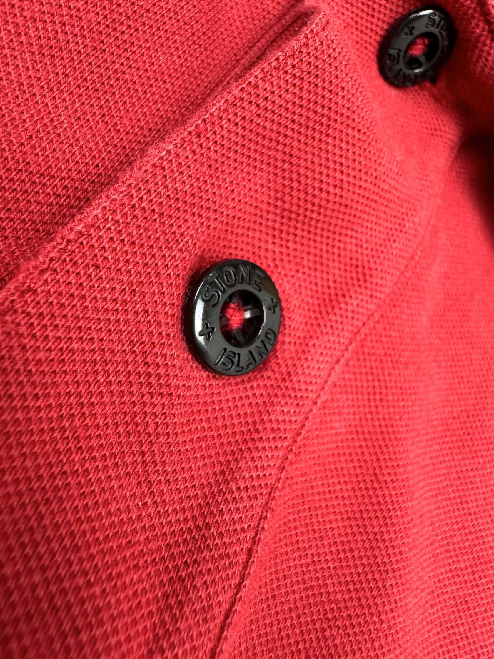 Stone Island Compass Polo Shirt - Red Stone Island
