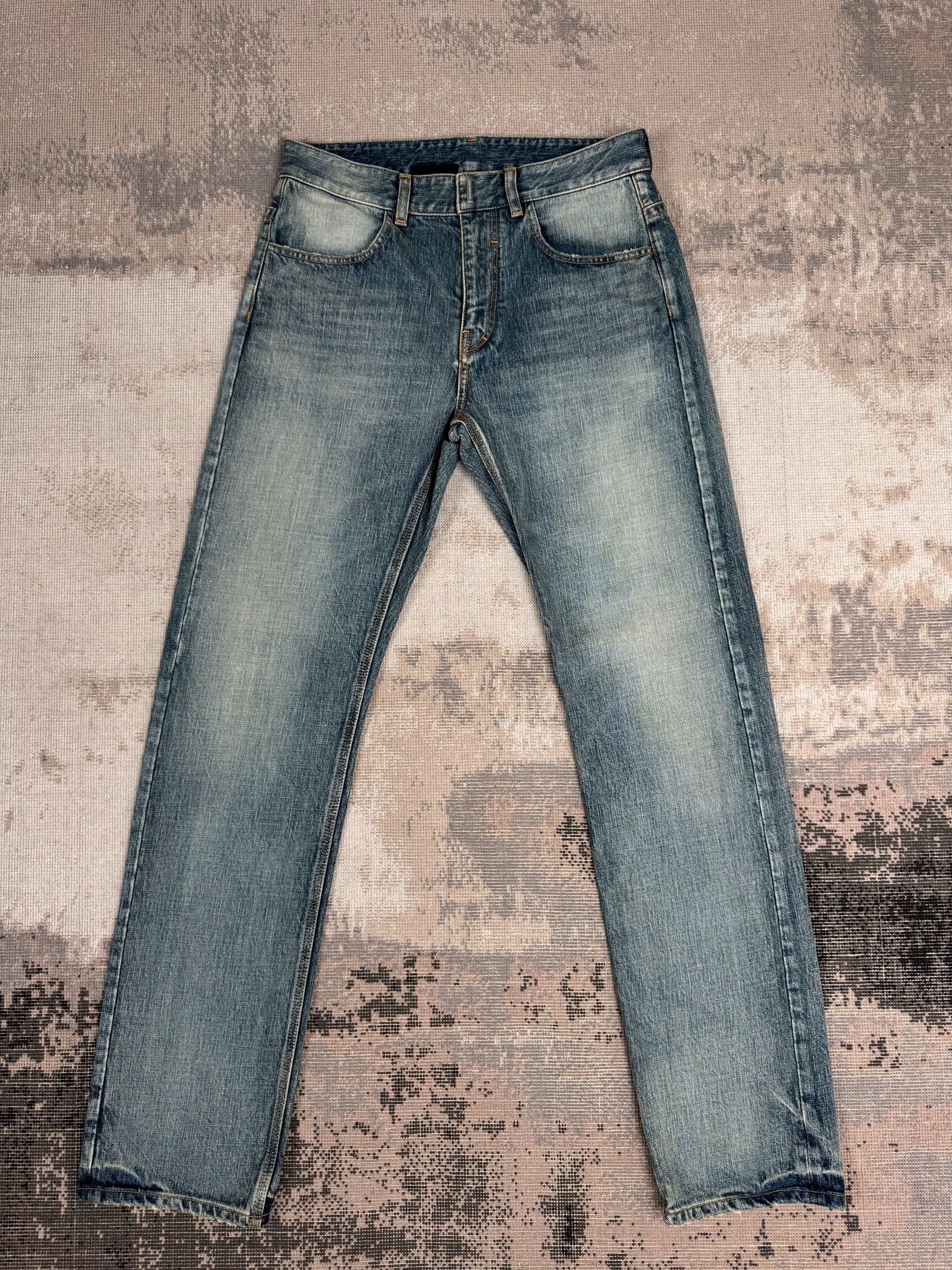 Givenchy Straight Legged Jeans - Washed Denim (Unused) Givenchy