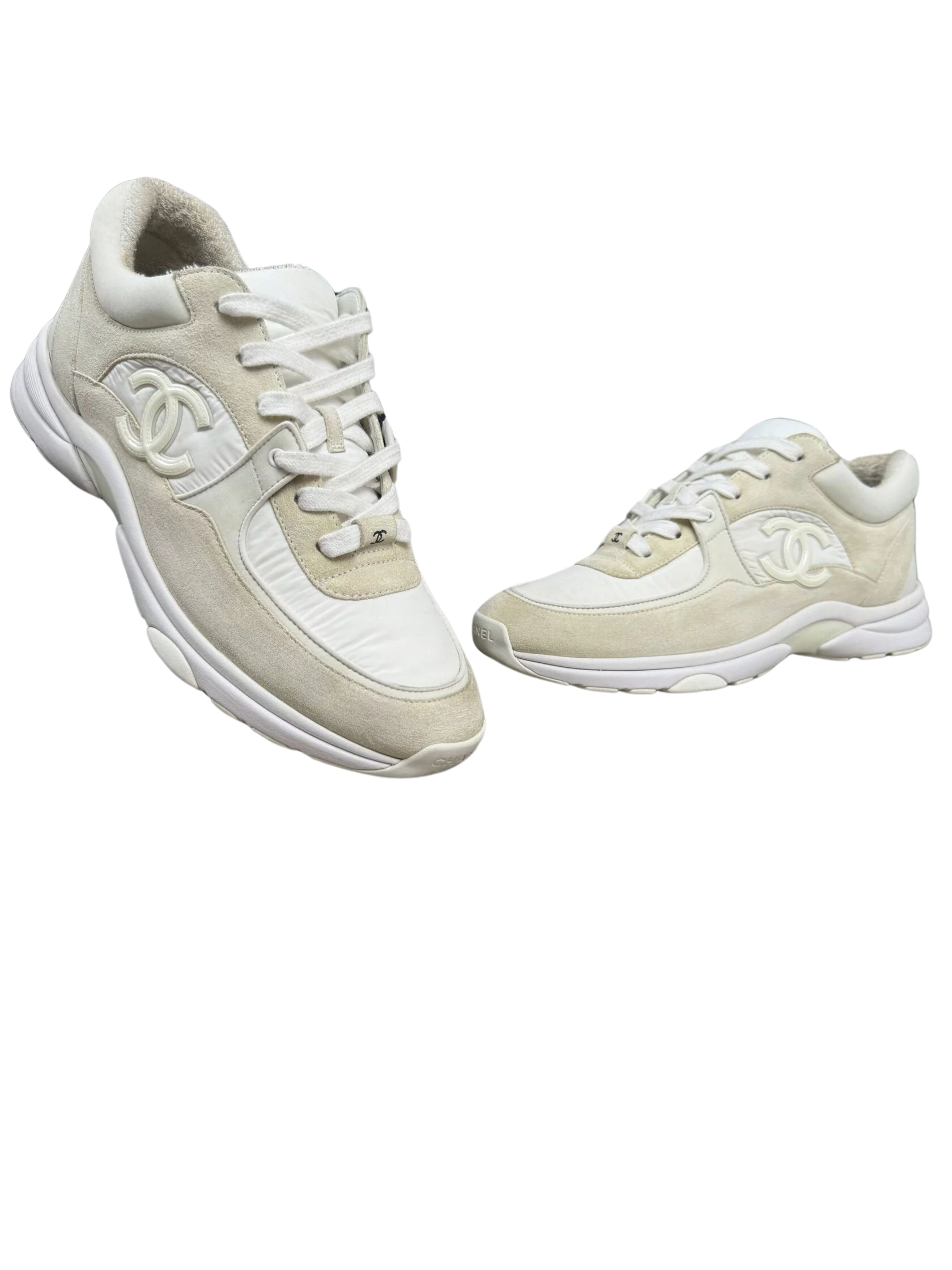 CHANEL CC Runners Reflective Trainer - White CHANEL