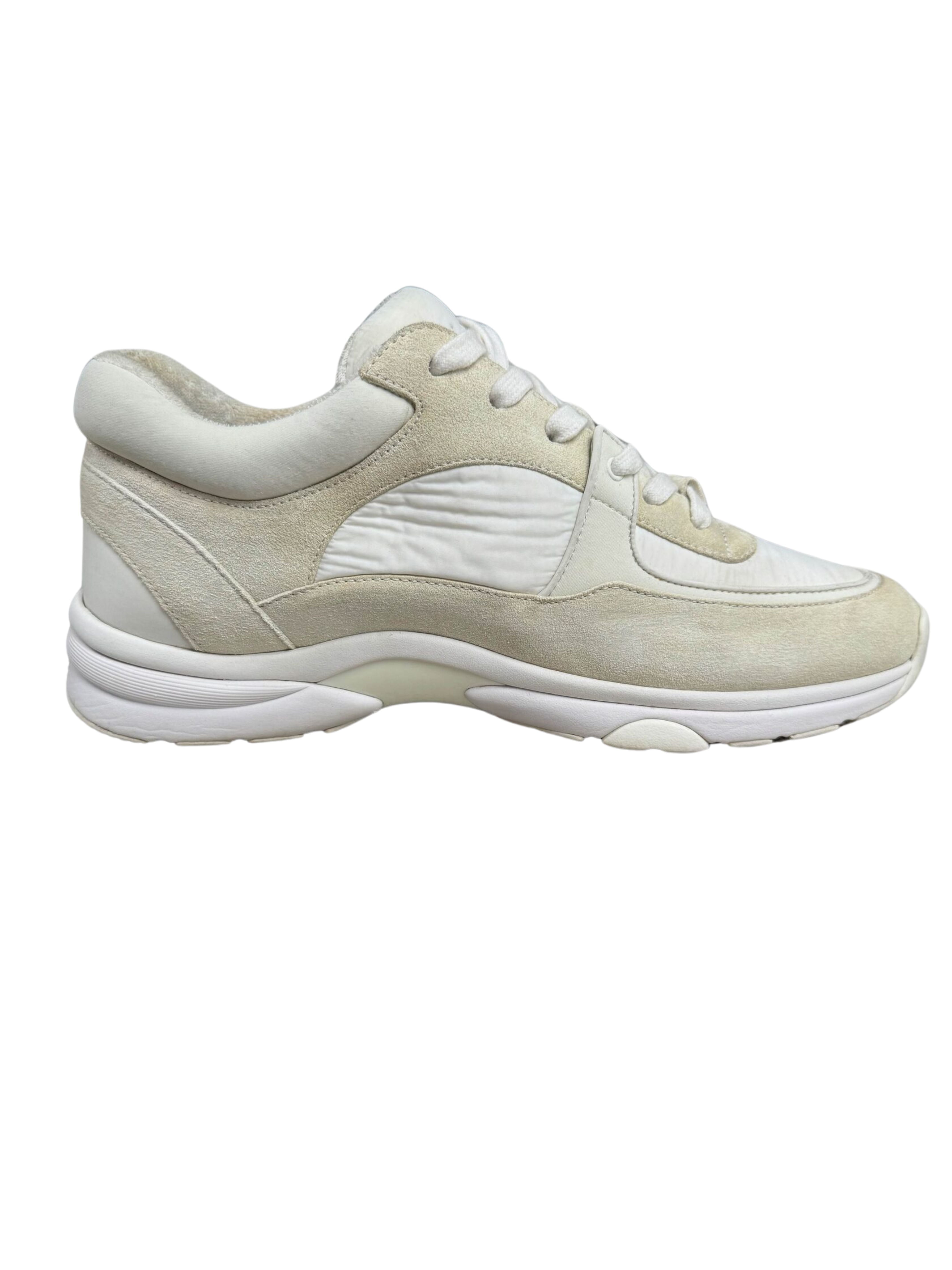 CHANEL CC Runners Reflective Trainer - White CHANEL